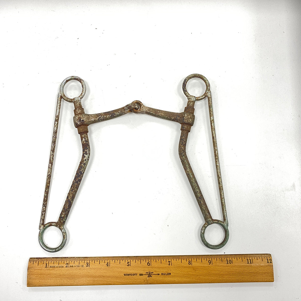 Vintage Western Curb Bit Jaw Breaker Jointed Sniffle Center Mouth Piece