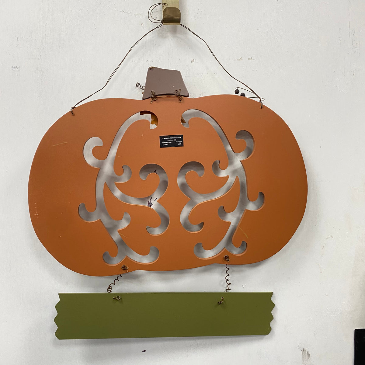 Autumn Themed Pumpkin Wall/Door Decor
