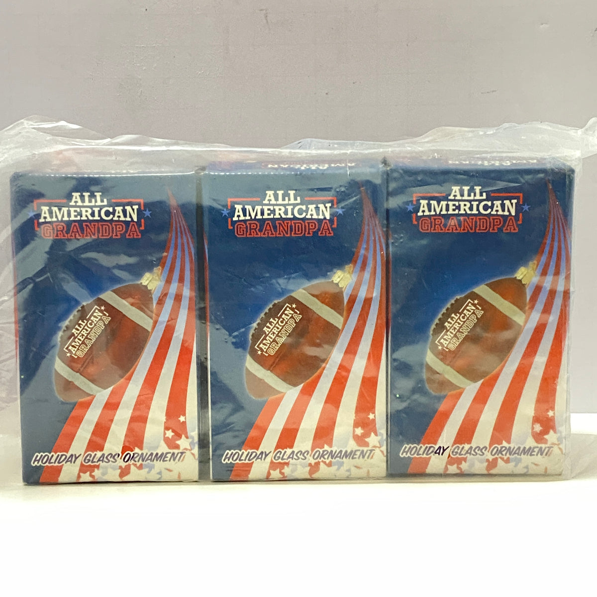 All American Grandpa Ornament 3 Pack