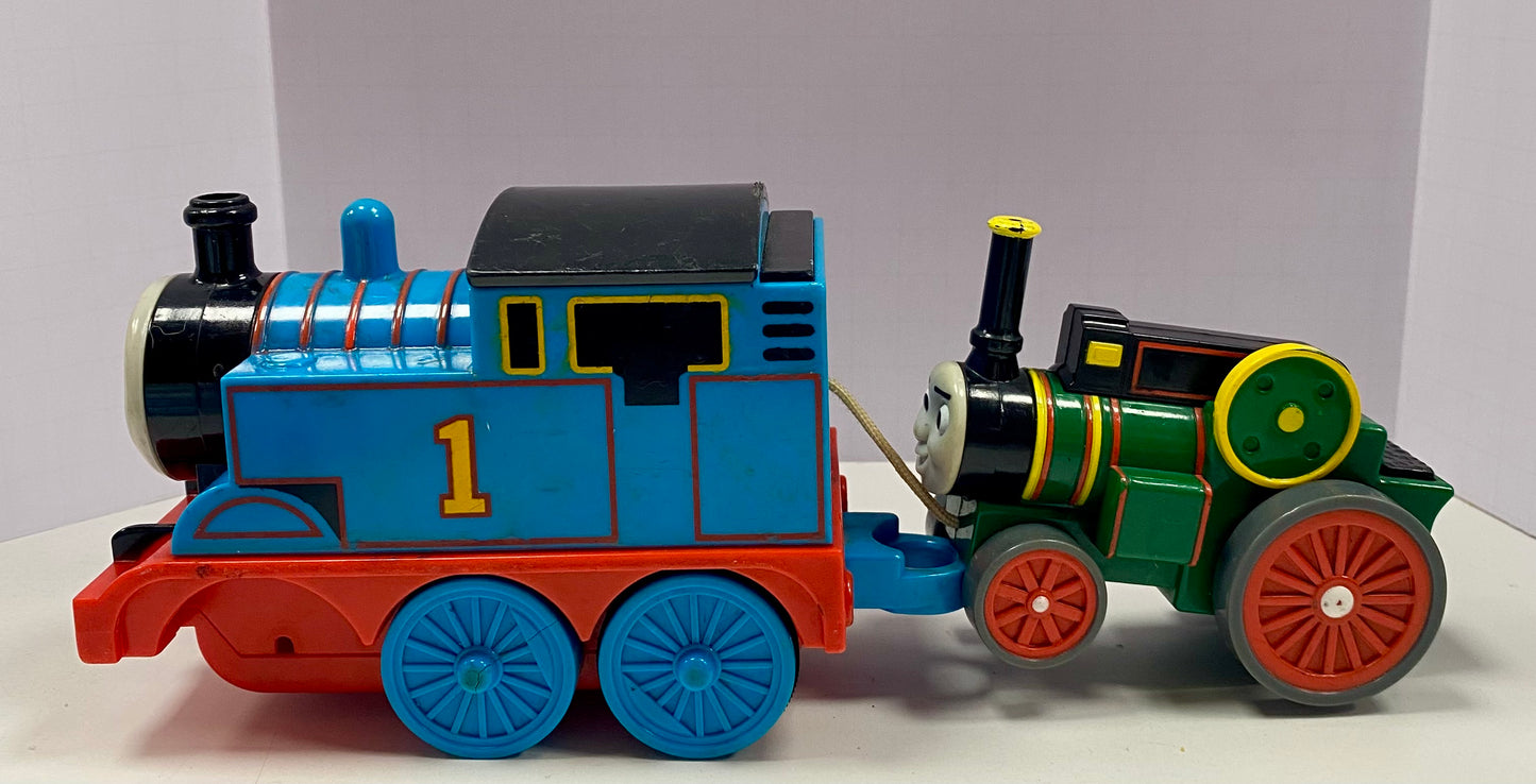 Vintage 2004 Thomas & Friends Pull String & Go featuring Thomas & Trevor