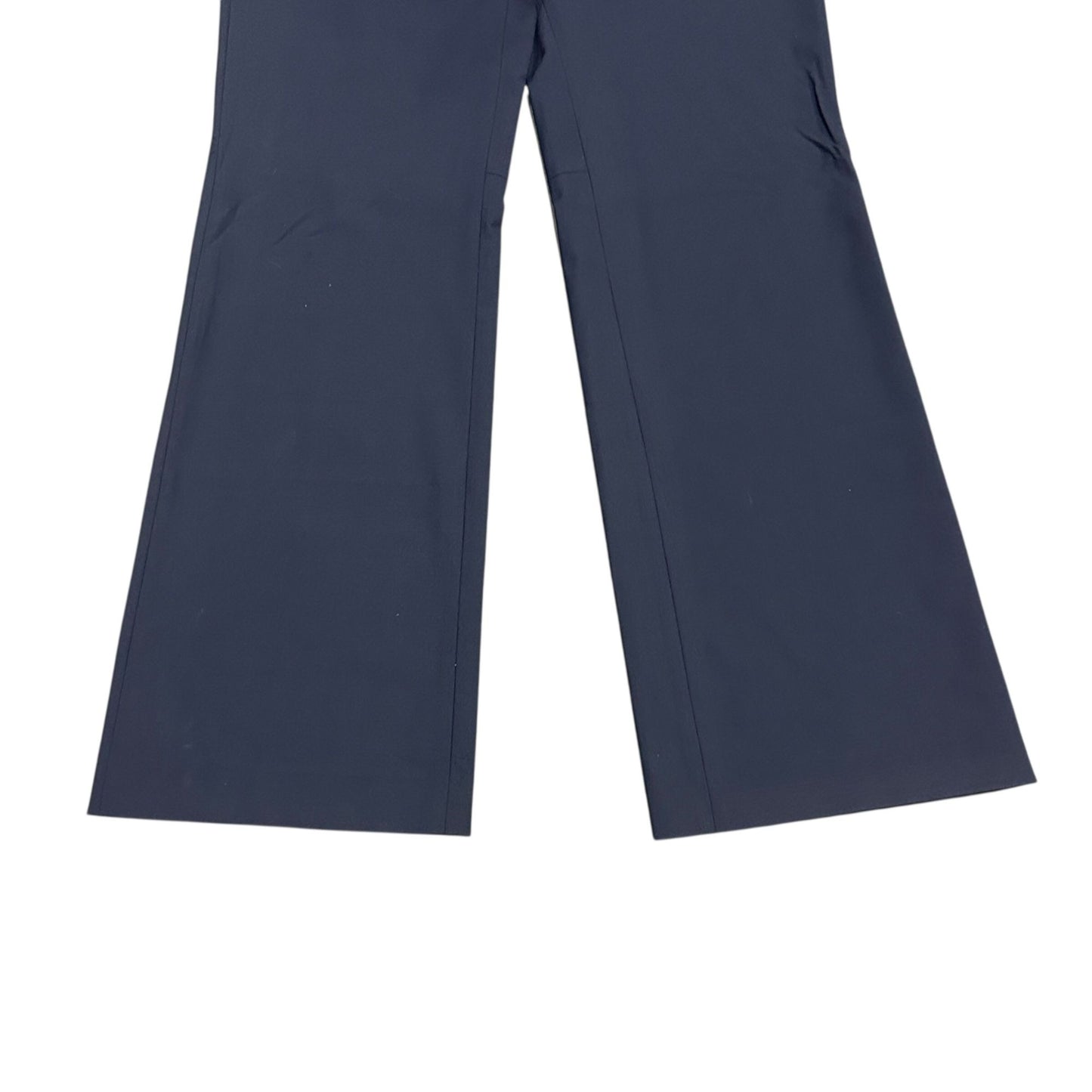 Vtg Hilfiger Wool Dress Pants Wide Leg Navy Blue Mid Rise Office Wear Career 6