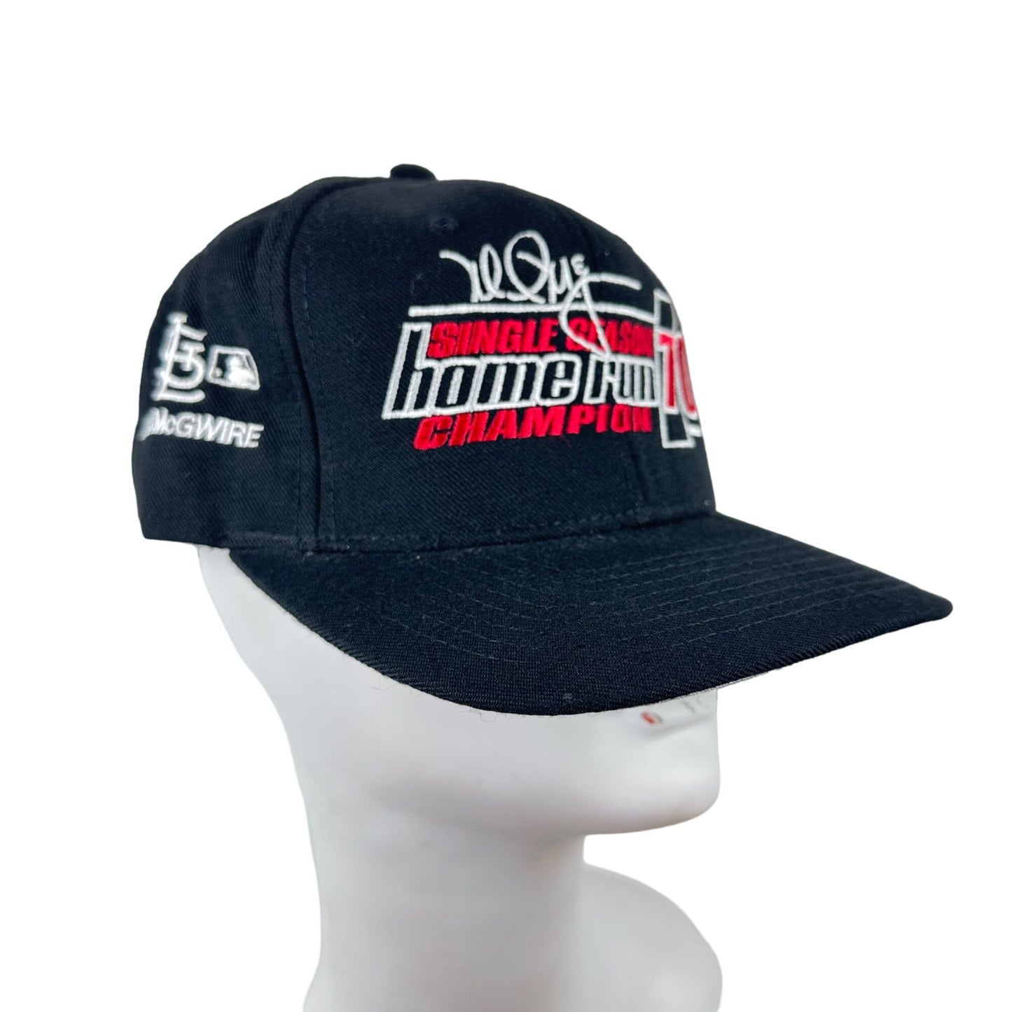 Mark McGuire Snapback Hat New Era Home Run Champion Clubhouse Cap Black