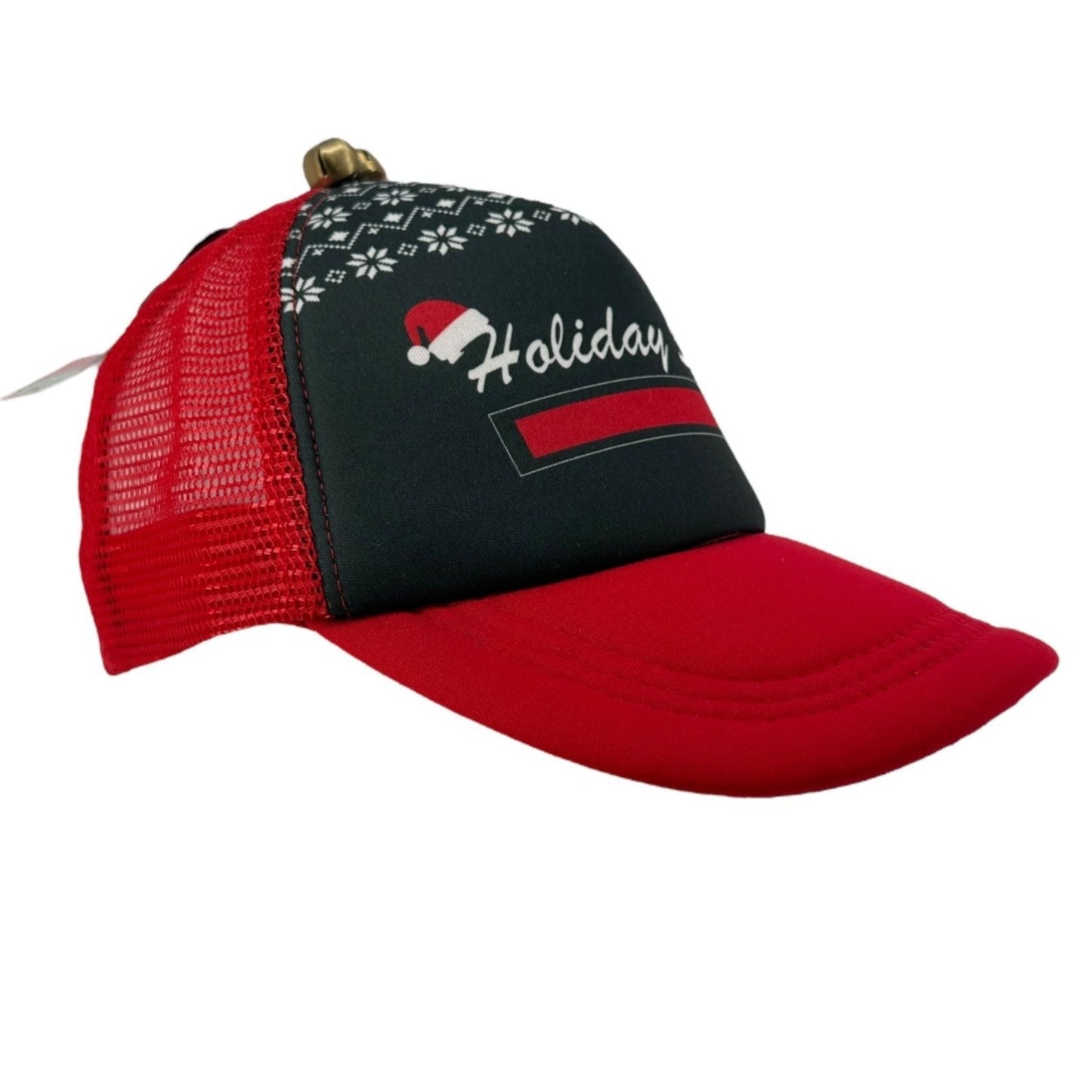Xmas Trucker Hat Cap Snapback Wembley "Holiday Spirit Loading" Novelty Gag Gift