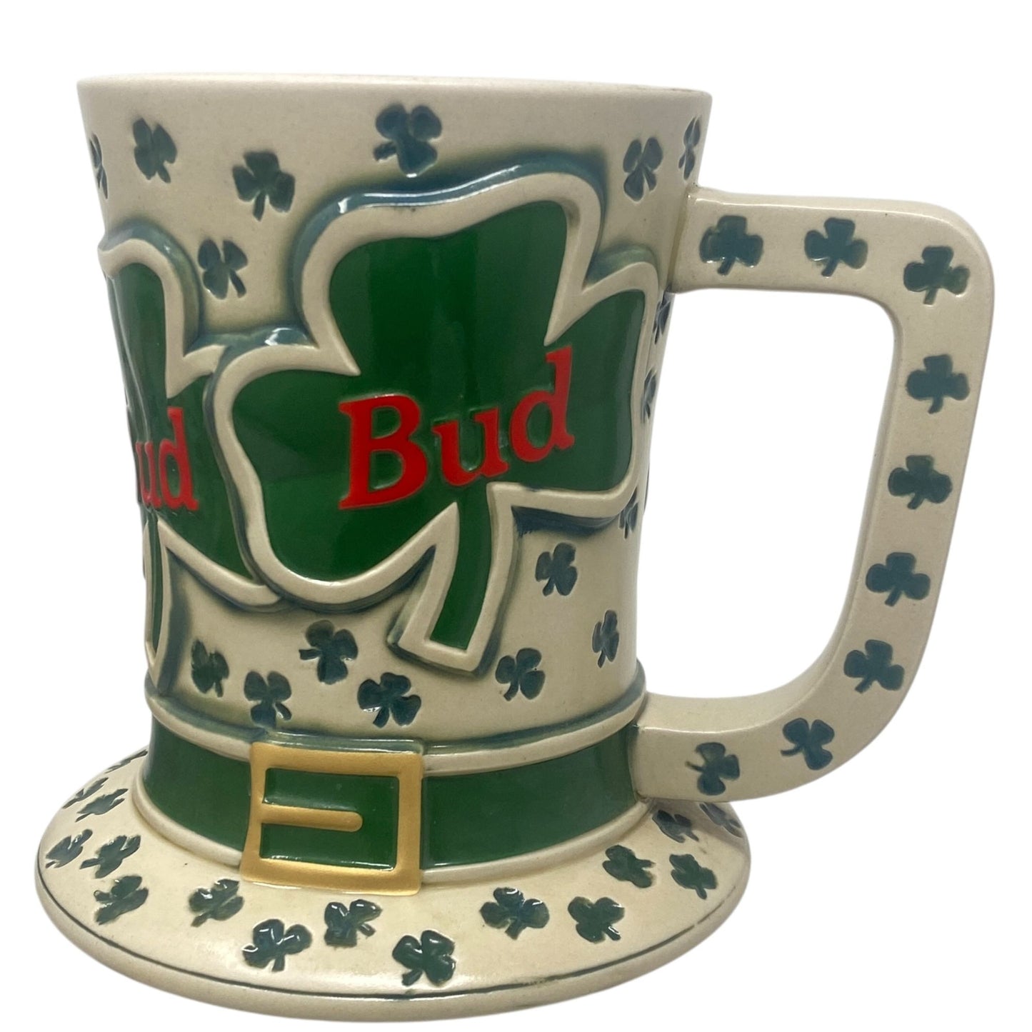 Vintage 1995 Anheuser-Busch St. Patrick's Day Tip O' The Hat Beer Mug Stein