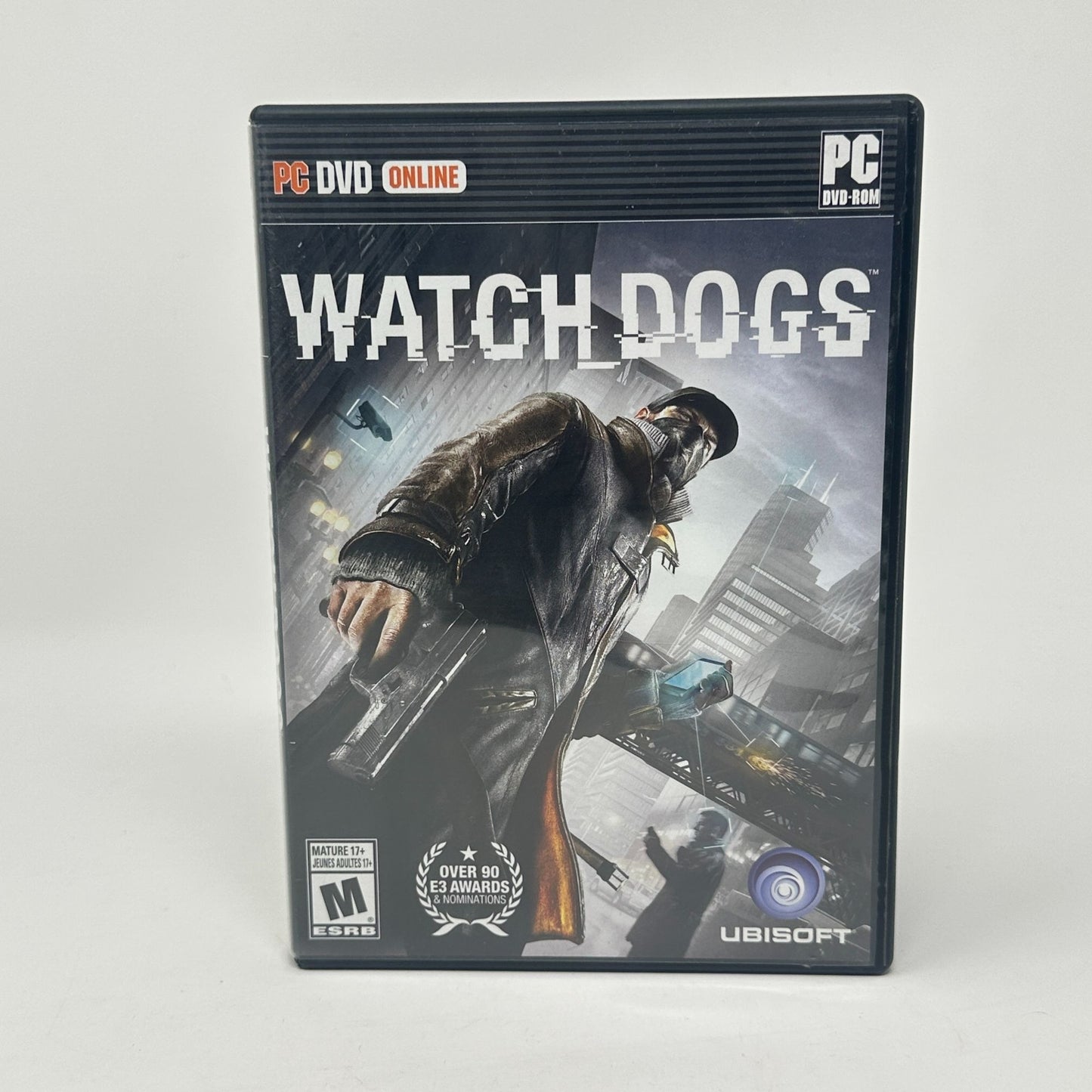 Watch Dogs PC DVD-ROM Computer Ubisoft Video Game in Case w/ Codes and Manual