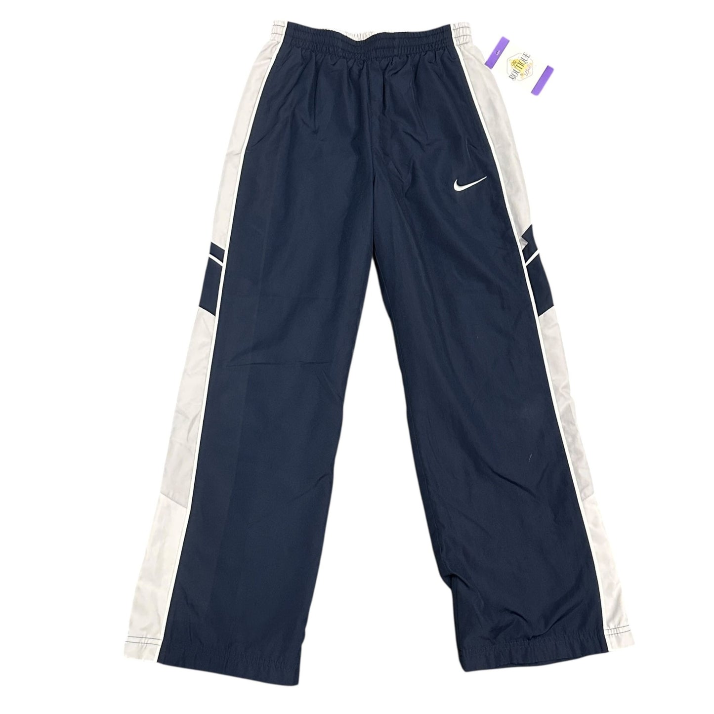Nike Boys M Athletic Training Pants Swoosh Elasic Drawstring Waist 381520-451
