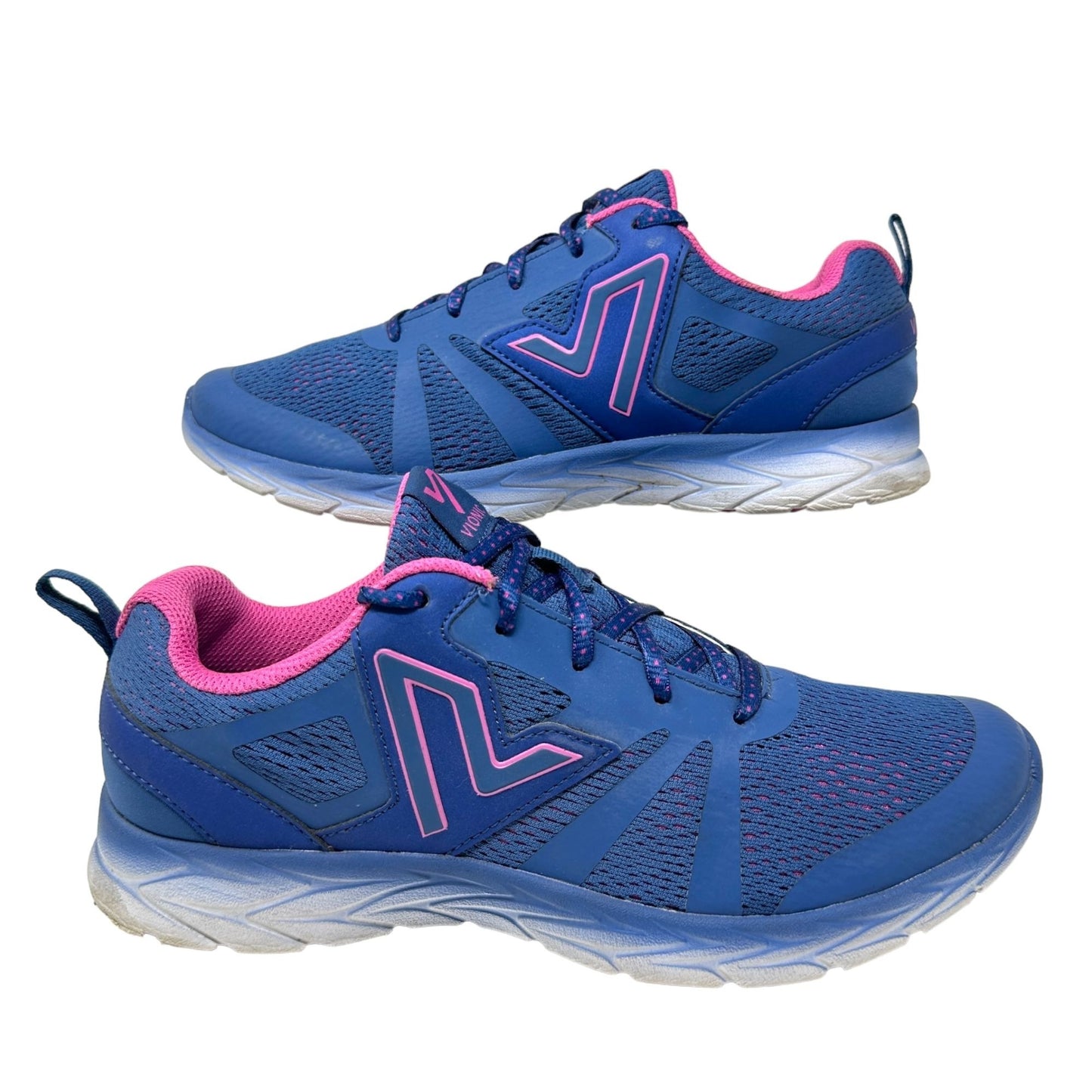 VIONIC 335 Miles Sneakers Athletic Walking Shoes 9 Blue Comfort Arch Support