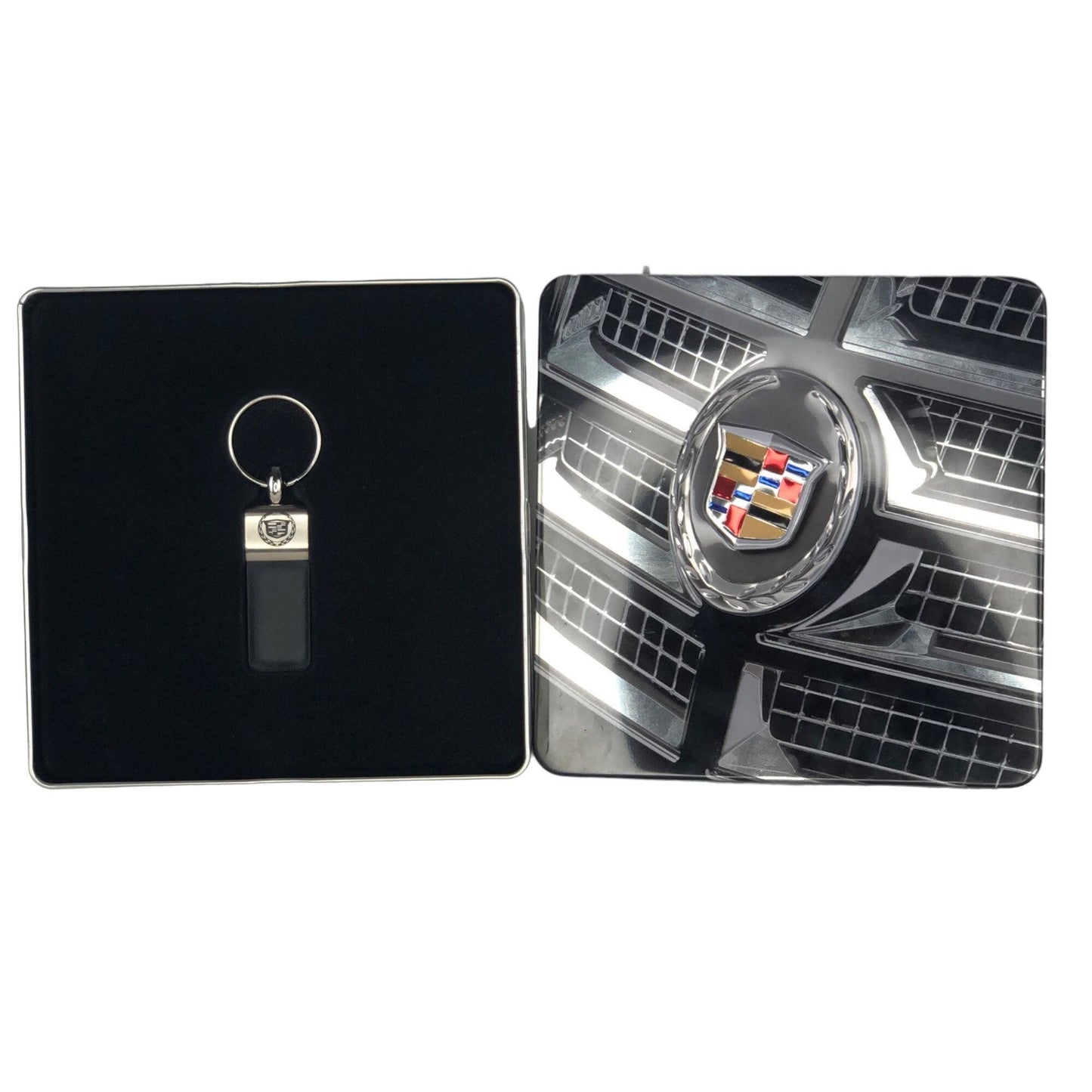 Cadillac Dealership Kenneth Cole Key Chain In Unique Original Embossed Tin