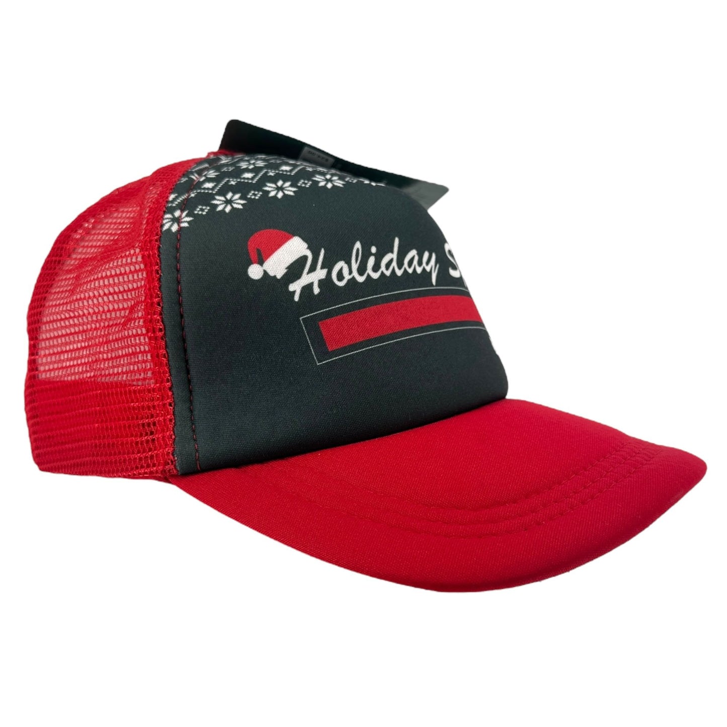 Wembley Holiday Spirit Loading Baseball Cap Snapback Hat Christmas Santa Red