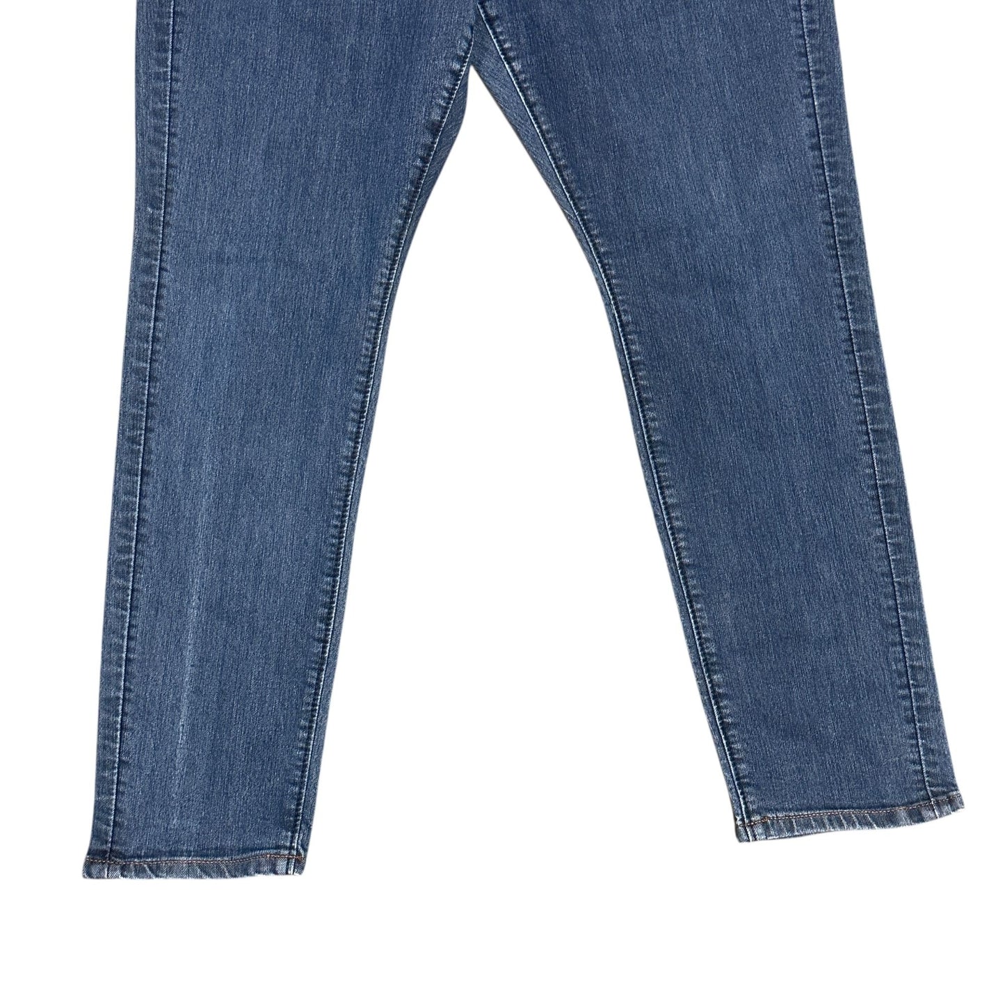 LOFT Modern Skinny Blue Jeans Cropped Stretch Mid Rise Normcore Petite 31/12