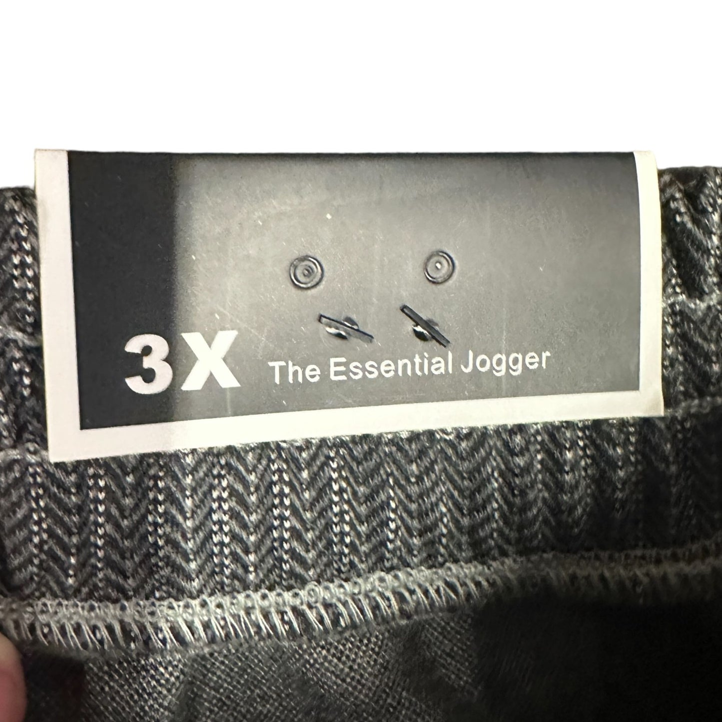 NWT RobertLouis Womens 3X Gray The Essential Jogger Pants Drawstring Waist Comfy