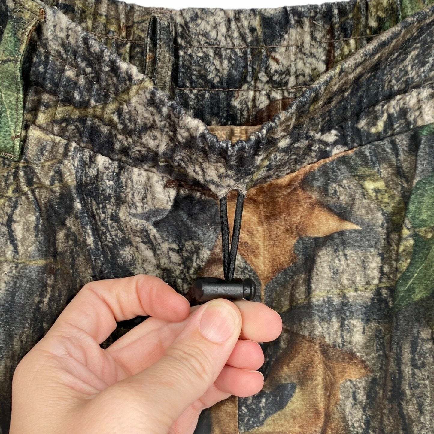 Camo Ridge 2XL Mossy Oak Hardwoods Pants Scent Mask Fleece Hunting Drawstring