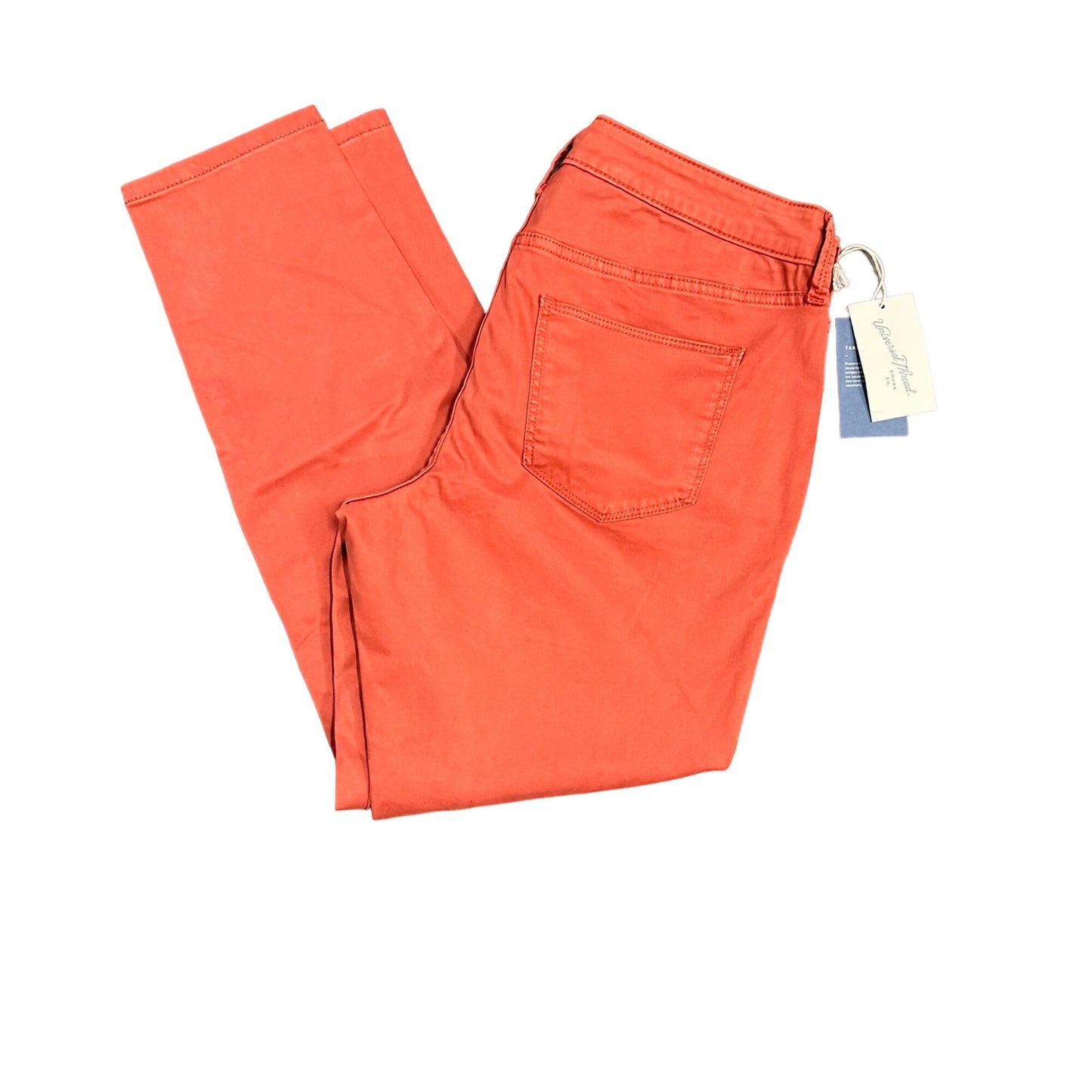 NWT Universal Thread 12/31R Orange Mid Rise Skinny Jeans Button Fly Sculpts