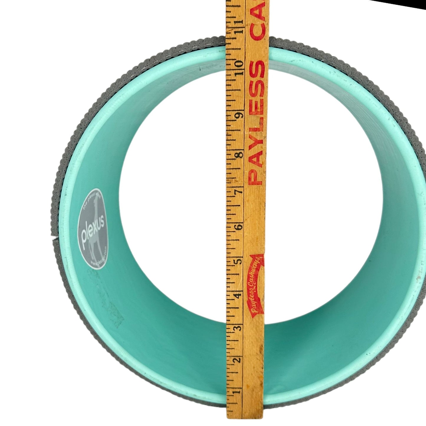 Plexus Wheel Set Of 3 Stretch Yoga Roller 12" 10" 6" Back Pain Relief Teal Grey