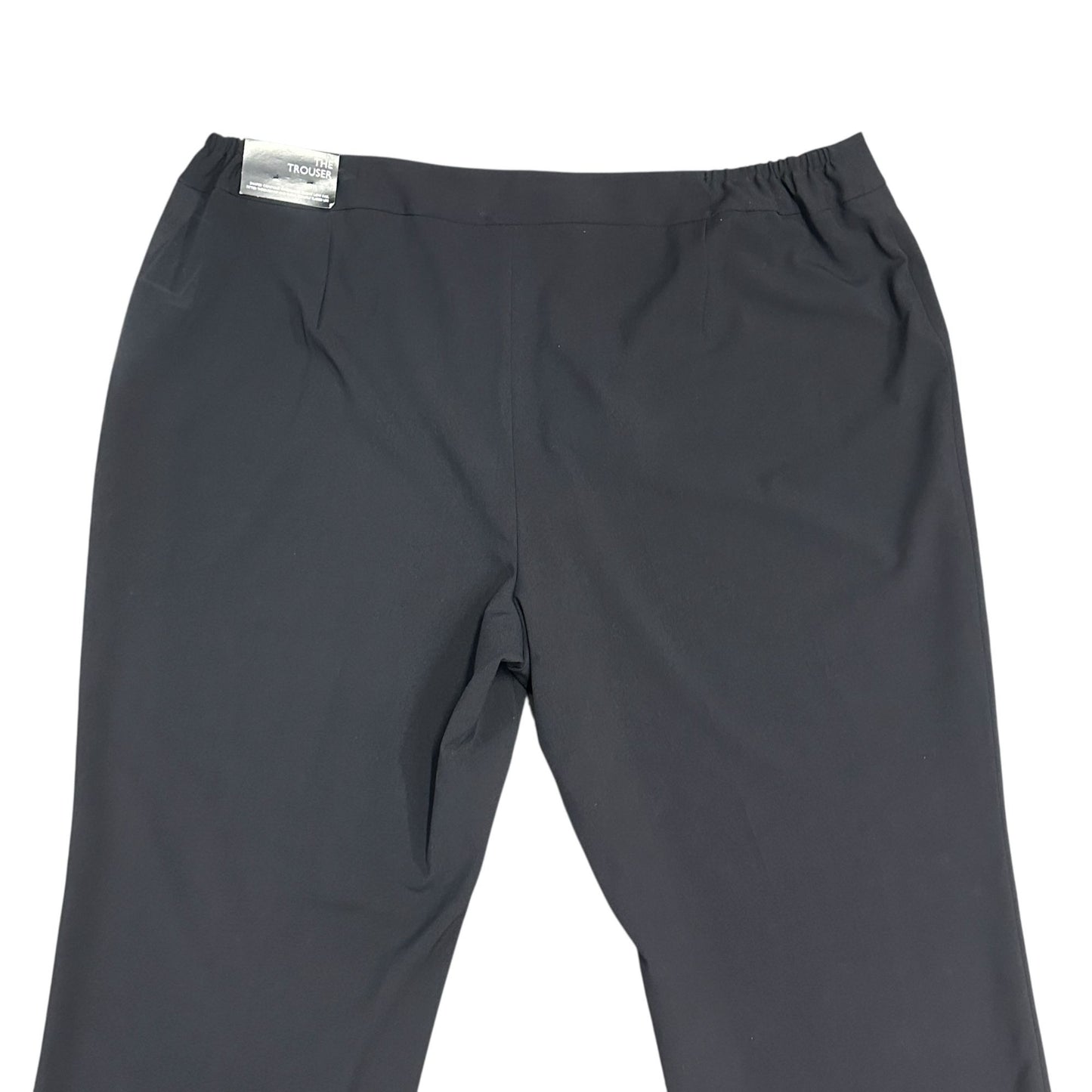 Nine West THE TROUSER Pant Black Low Rise Flared Leg Fitted 24W NWT