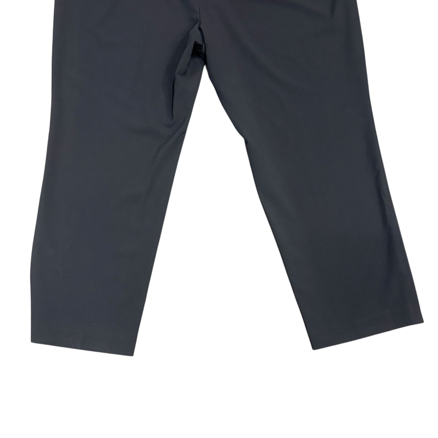 Nine West THE TROUSER Pant Black Low Rise Flared Leg Fitted 24W NWT