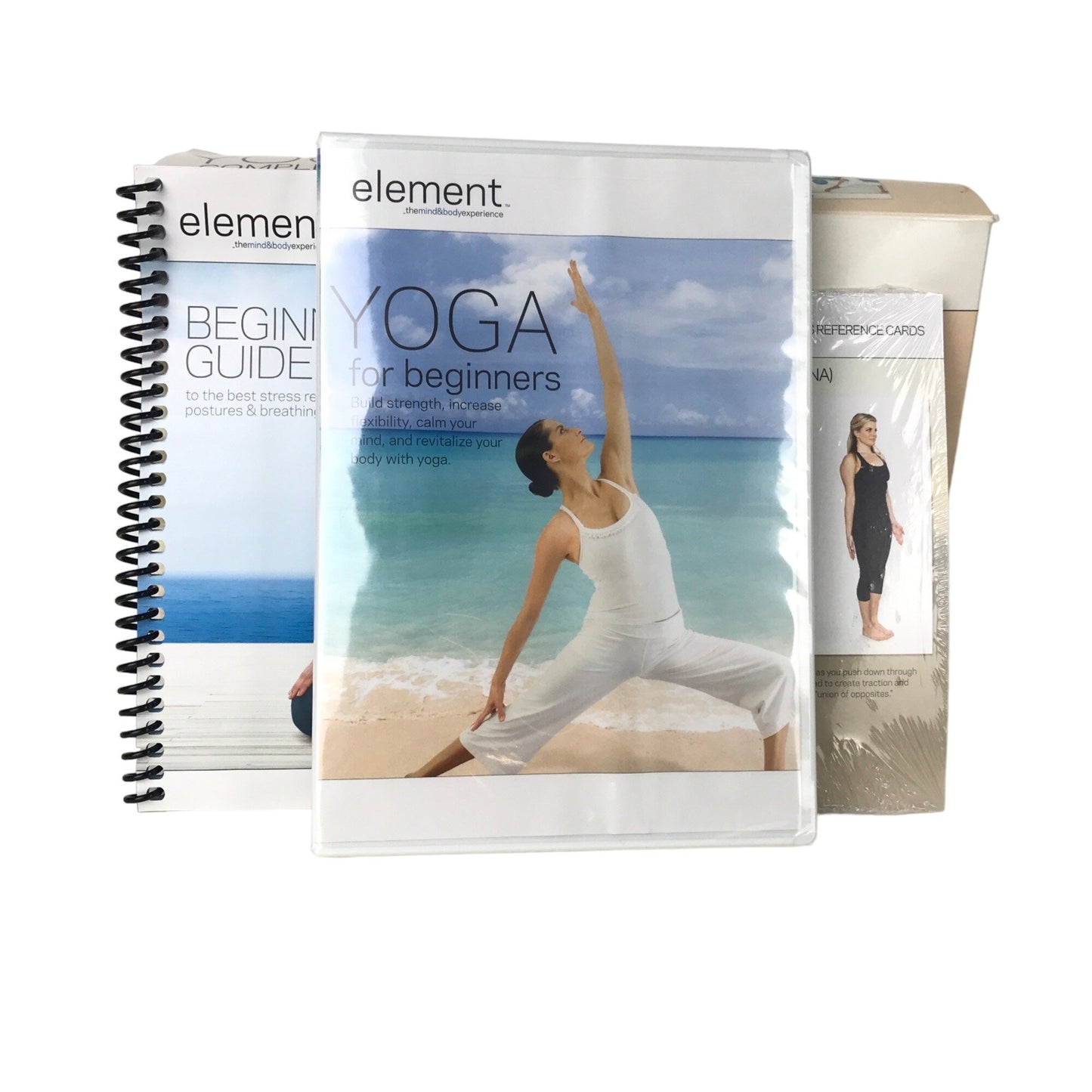 Element Yoga Complete Kit DVD Beginner Basics Meditation Relaxing Stretching