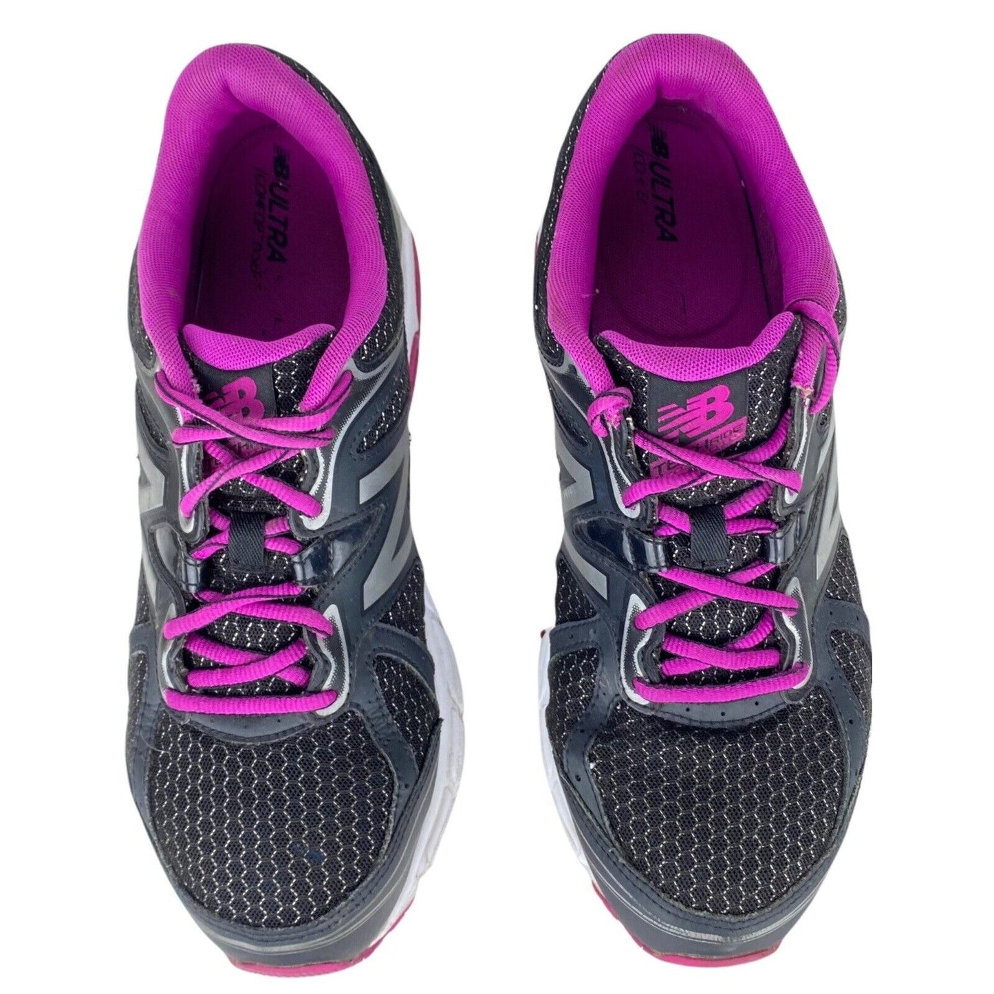 New Balance Womens Black Purple Running Shoes Size 11 W560RB6