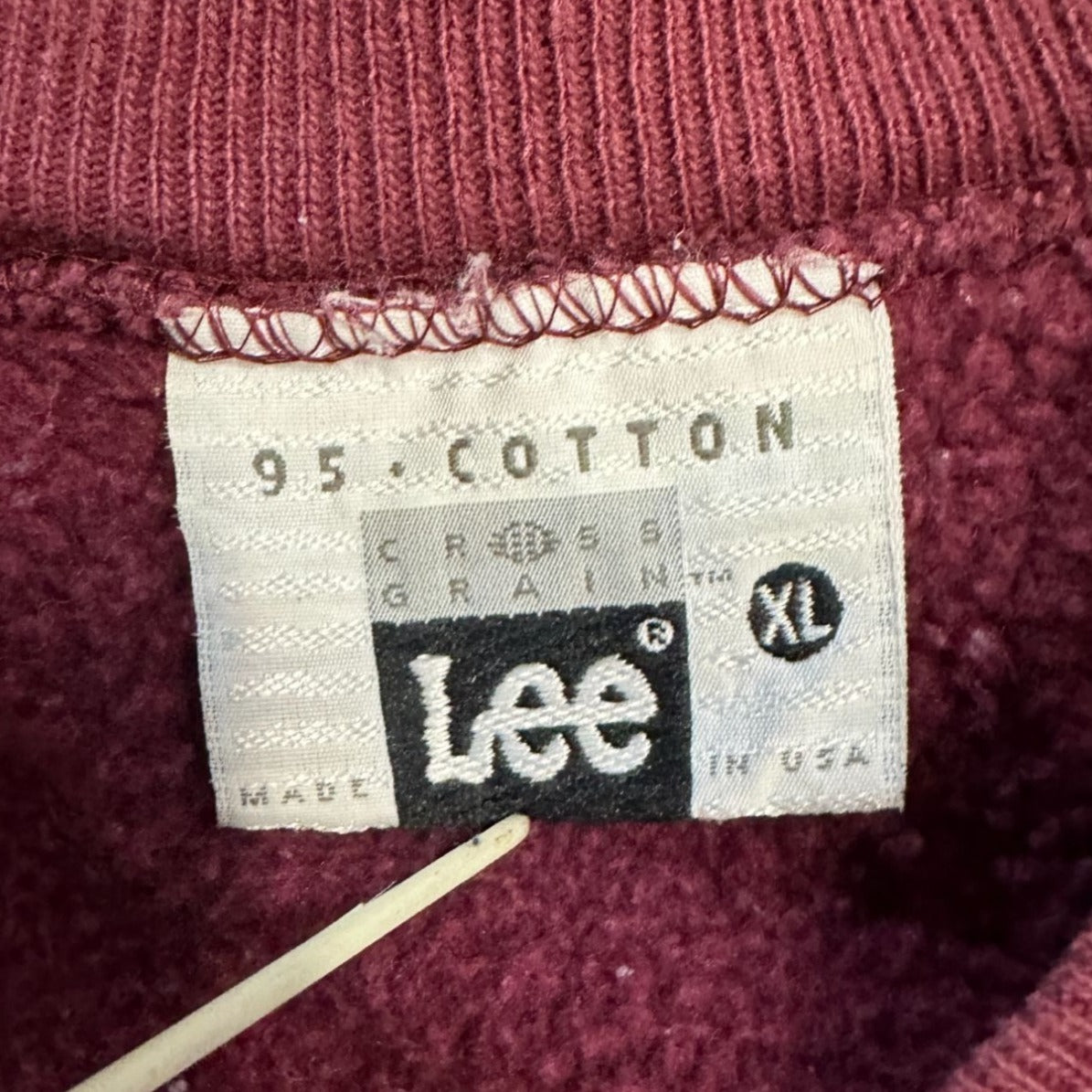 Vtg Lee Oak Hall Athletics Pullover Sweatshirt XL USA Preppy Old School Prep