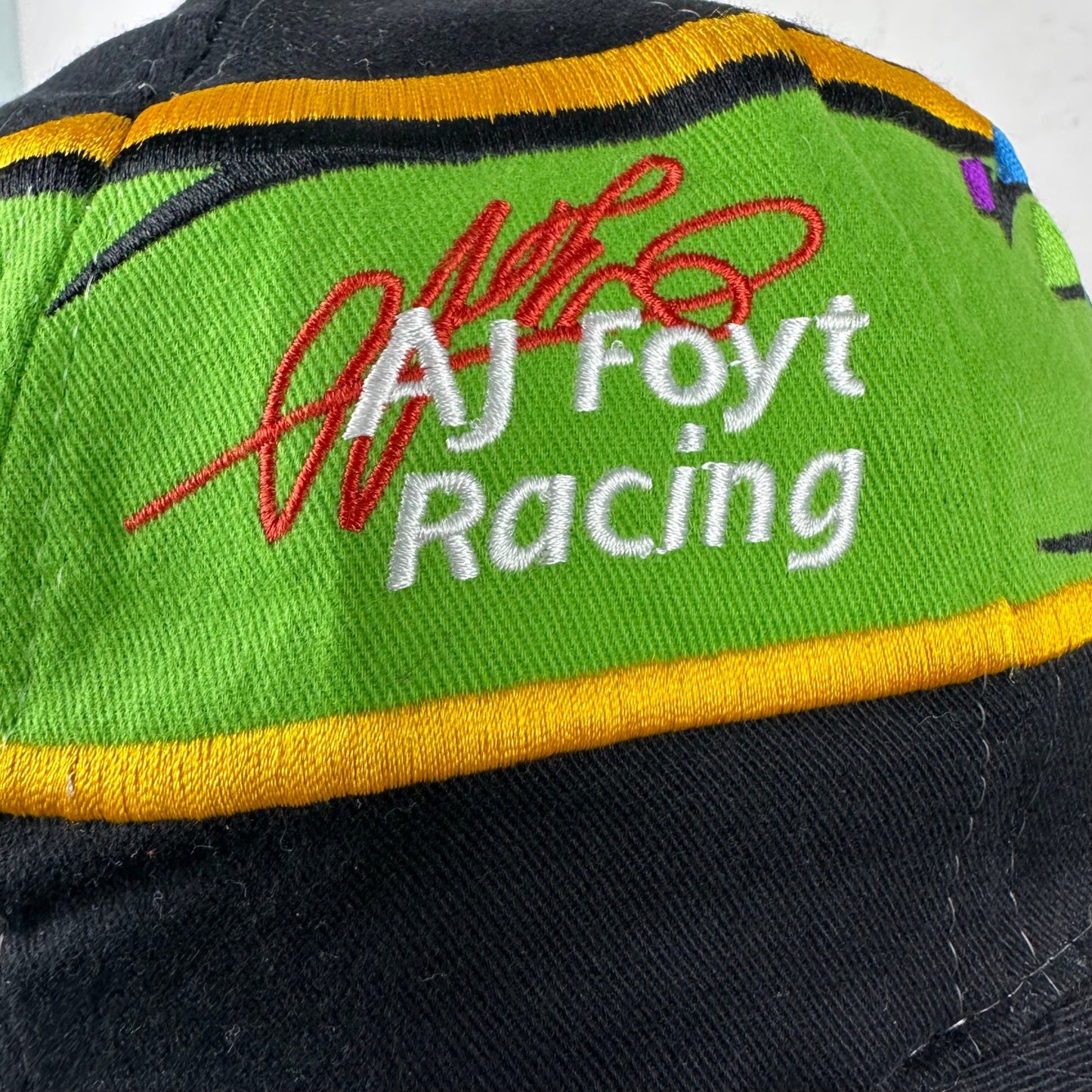 Vintage Nascar Baseball Hat Cap AJ Foyt Racing #14 Team Conesco Adjustable