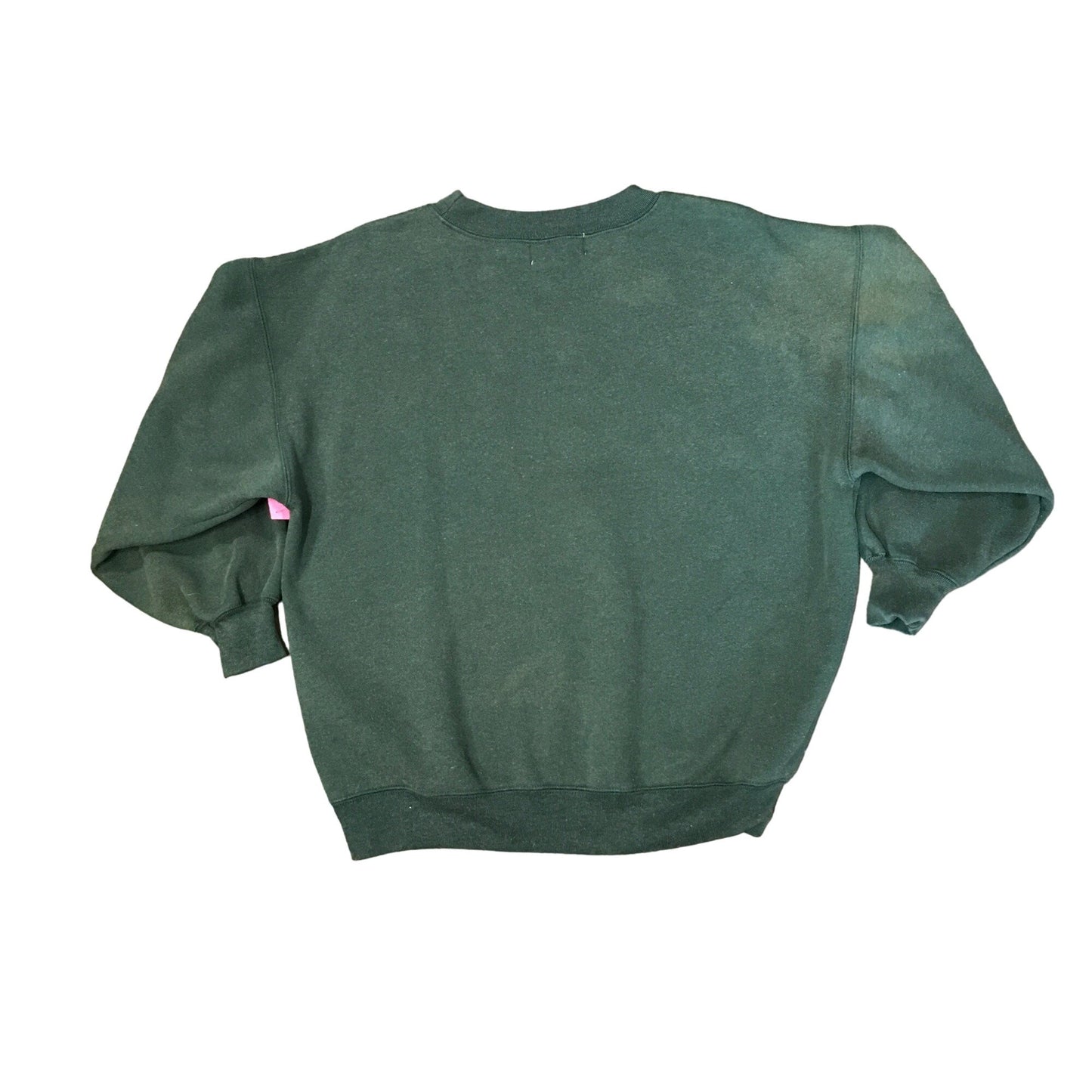 Vintage Limited Jeans M Green Pullover Sweatshirt Embroidered Plaid Logo y2K