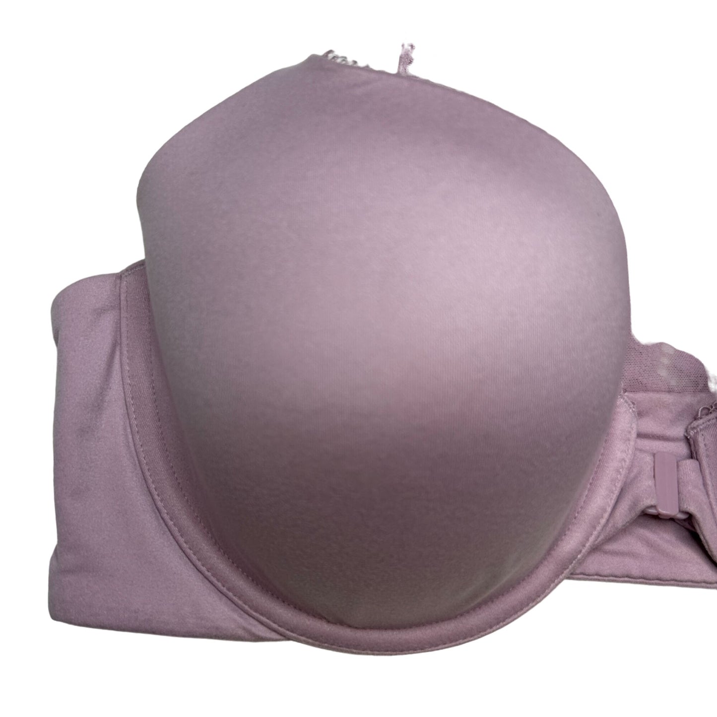 Victoria's Secret 36D Body by Victoria Racerback Demi Bra Purple Front Closure