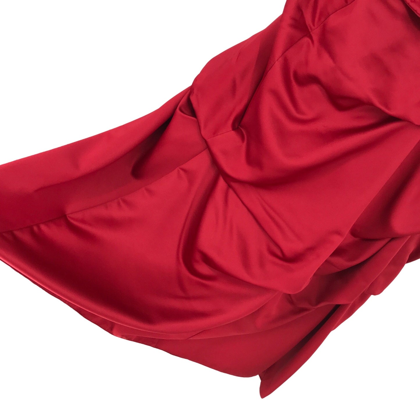 Alfred Angelo 3-Piece Bridesmaid Dress Red Bolero Jacket Full Length Womens 20