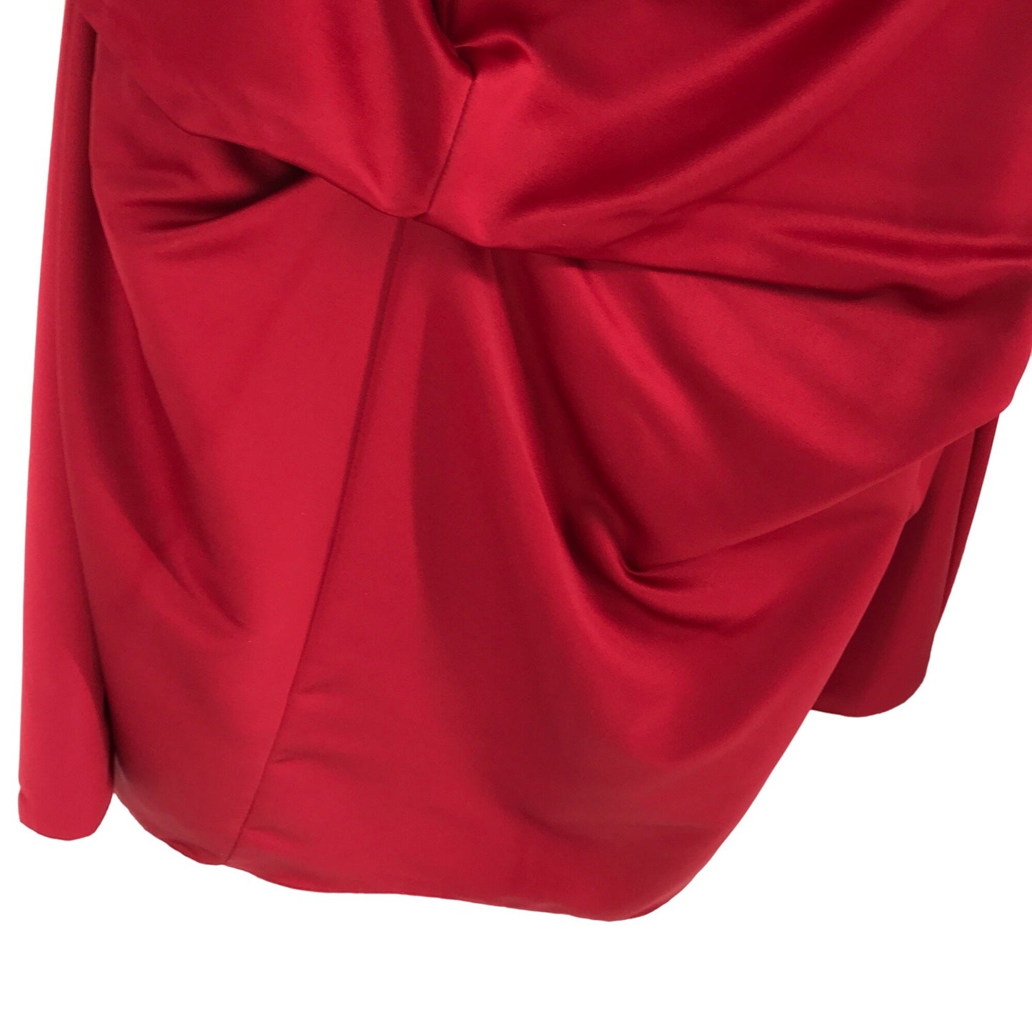 Alfred Angelo 3-Piece Bridesmaid Dress Red Bolero Jacket Full Length Womens 20