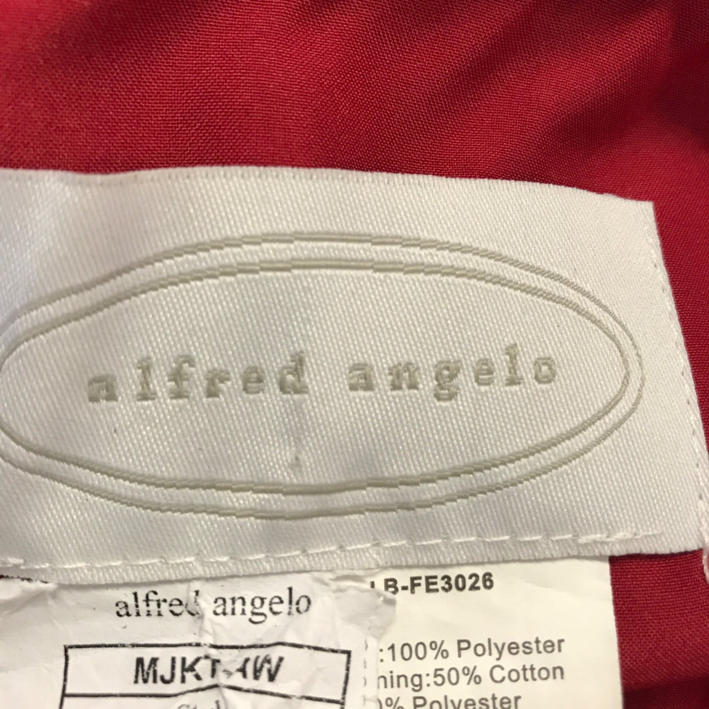 Alfred Angelo 3-Piece Bridesmaid Dress Red Bolero Jacket Full Length Womens 20