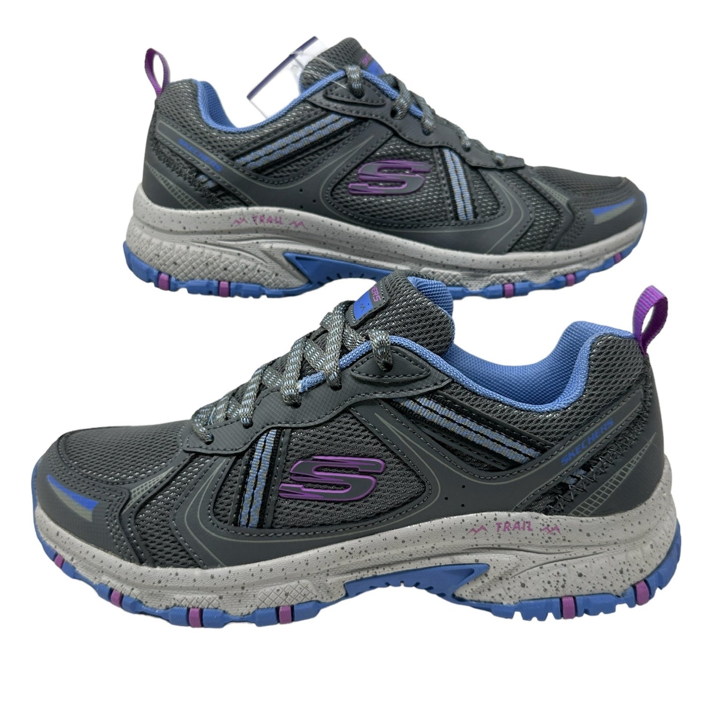 Skechers Womens 6 Hillcrest Vast Adventure 149820 Gray Running Shoes Sneaker