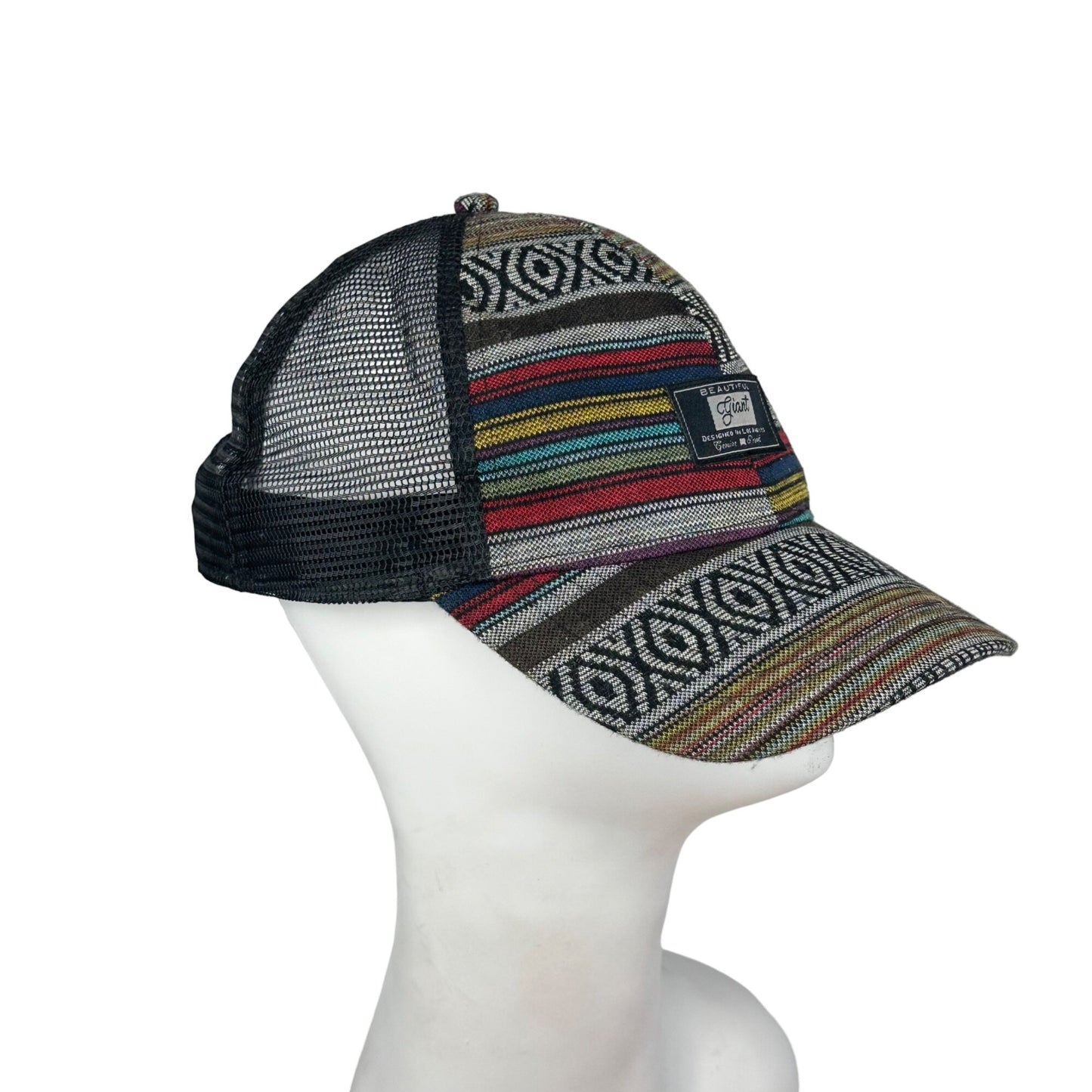 Beautiful Giant Aztec Tribal Snapback Baseball Hat Adjustable Boho Los Angeles