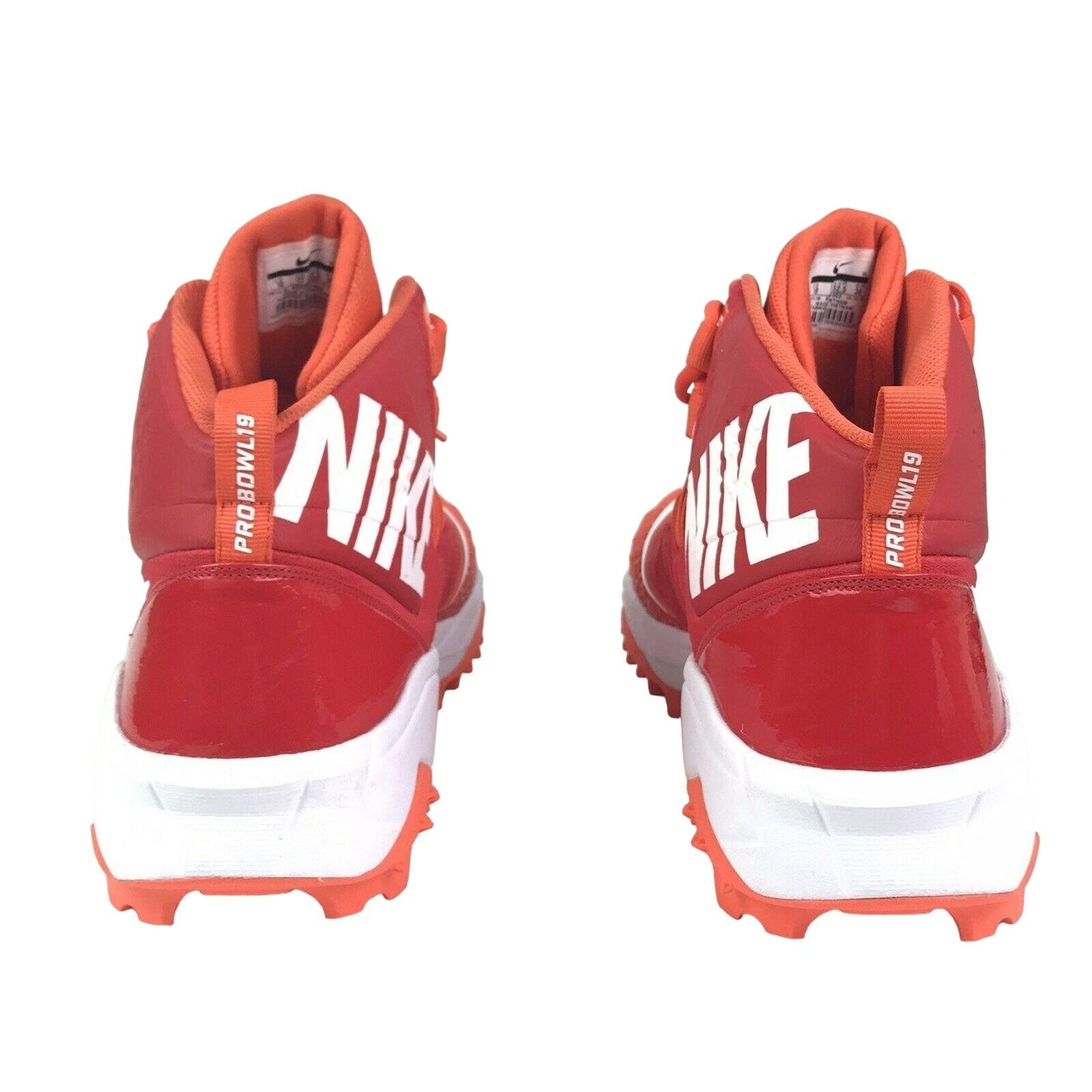 Nike Mens 18 Red Football Cleats NFL A09388-600 Force Savage Big Swoosh