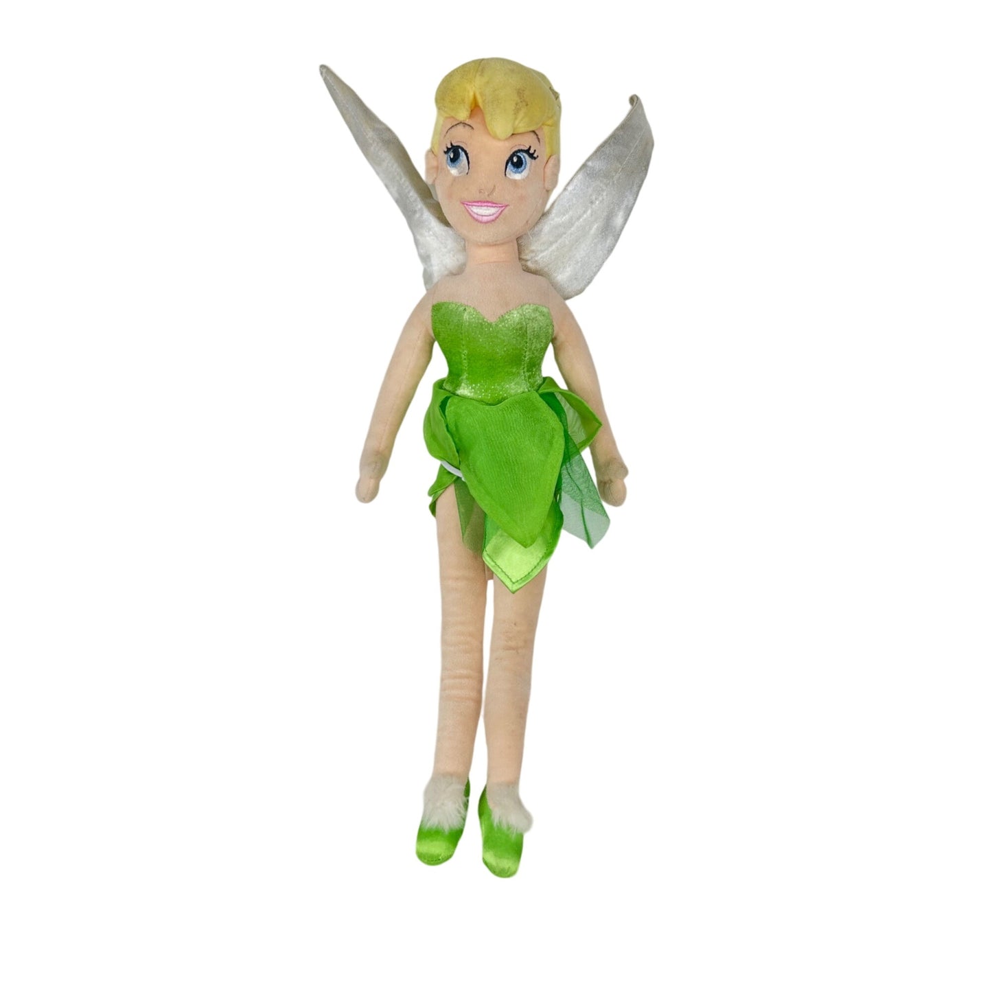 Disney Store 22" Stuffed Plush Tinkerbell Doll Girls Toy Peter Pan Fairy