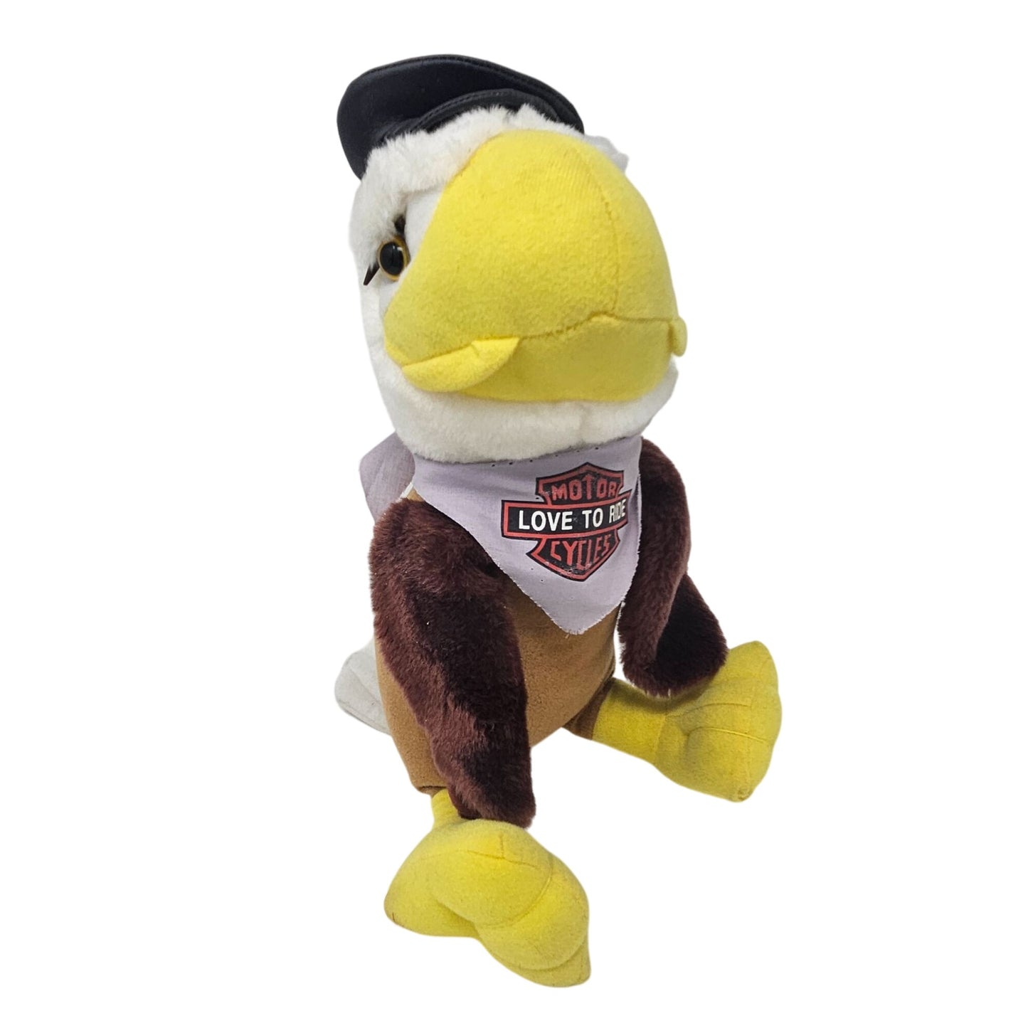 Harley Davidson Motorcycles Bald Eagle Plush Toy Stuffed Animal Biker 13" Tall