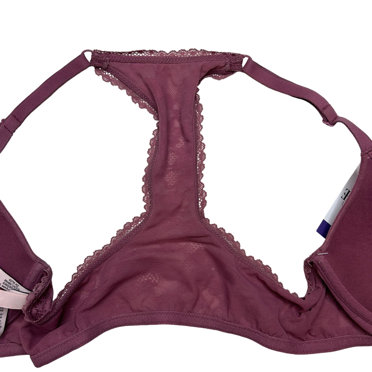 Victoria's Secret 36D Body by Victoria Push Up Bra Purple Lace Front Closure