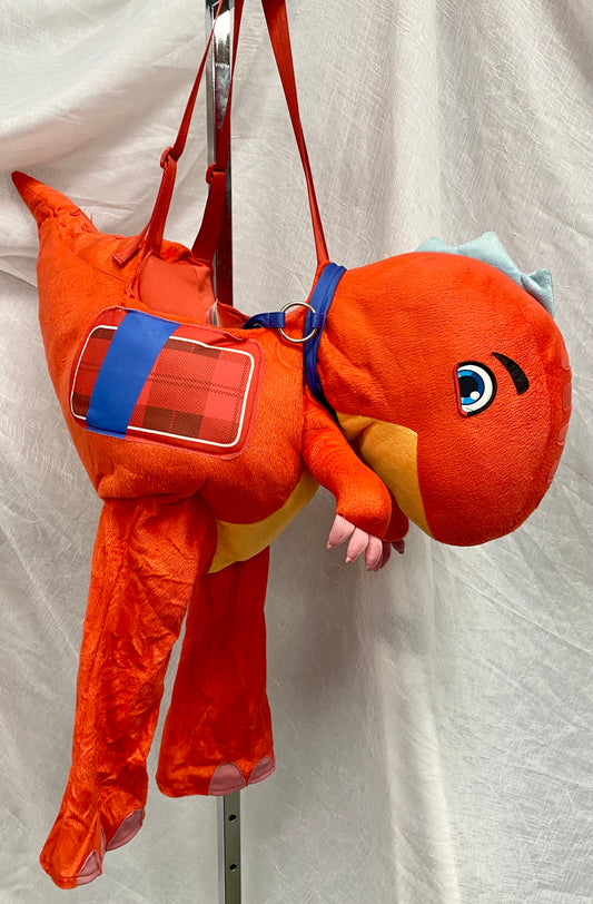Dino Ranch Biltz Red Raptor Ride Along Costume