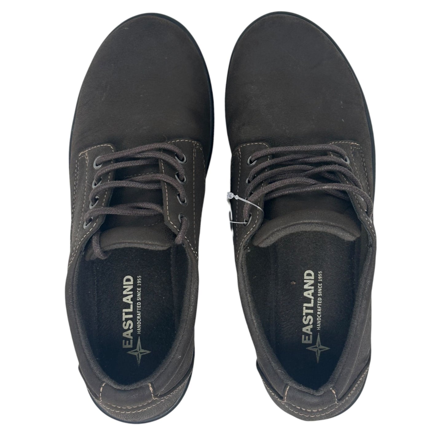 Eastland Womens 8W Brown Pandora Oxford Shoes Lace Up Round Toe Cushioned Insole