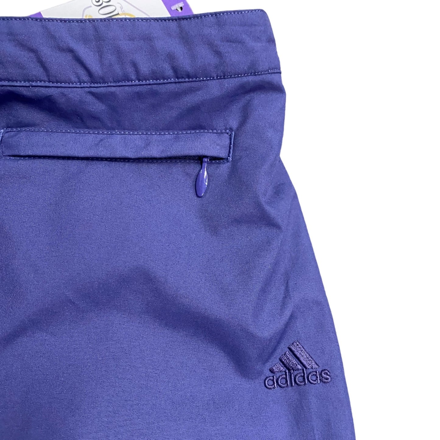 Vintage Adidas Pants Womens XL Blue Purple Casual Track Straight Leg Zip Ankle