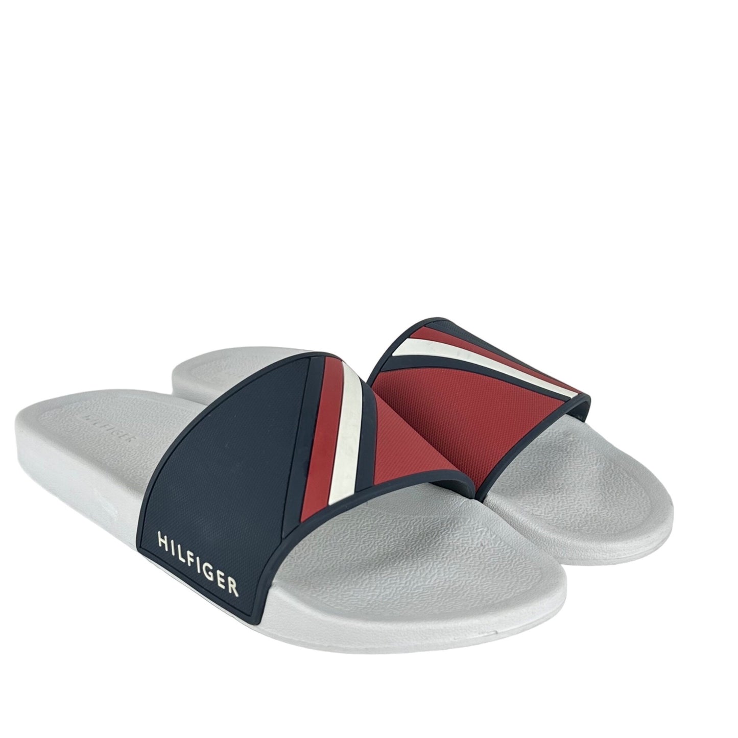 Tommy Hilfiger Mens 13 Designer Striped Slippers Ella Casual Slide Sandals