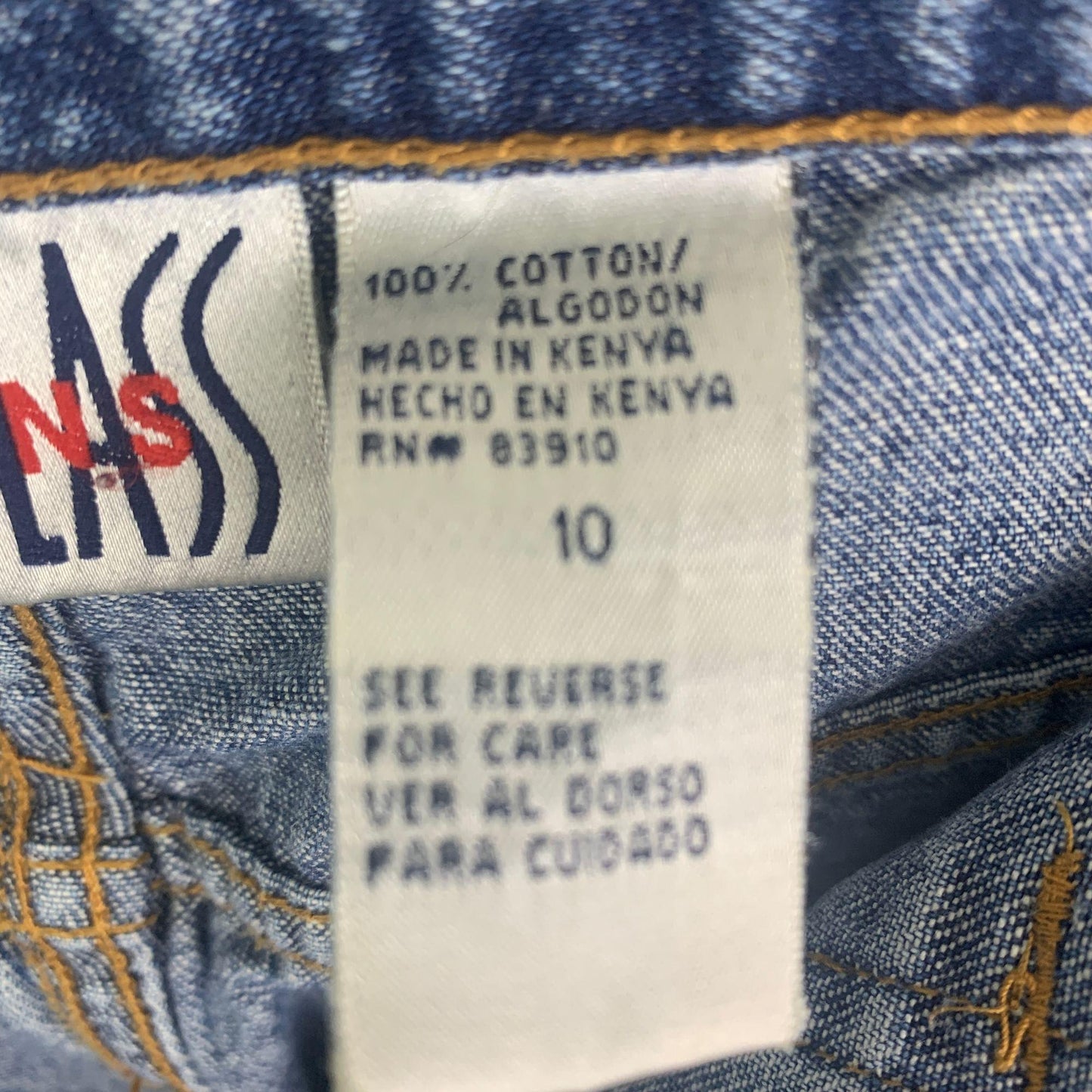 Vintage Bill Blass Cargo Capri Jeans 10 Blue High Waisted Hammer Loop 90s Y2K