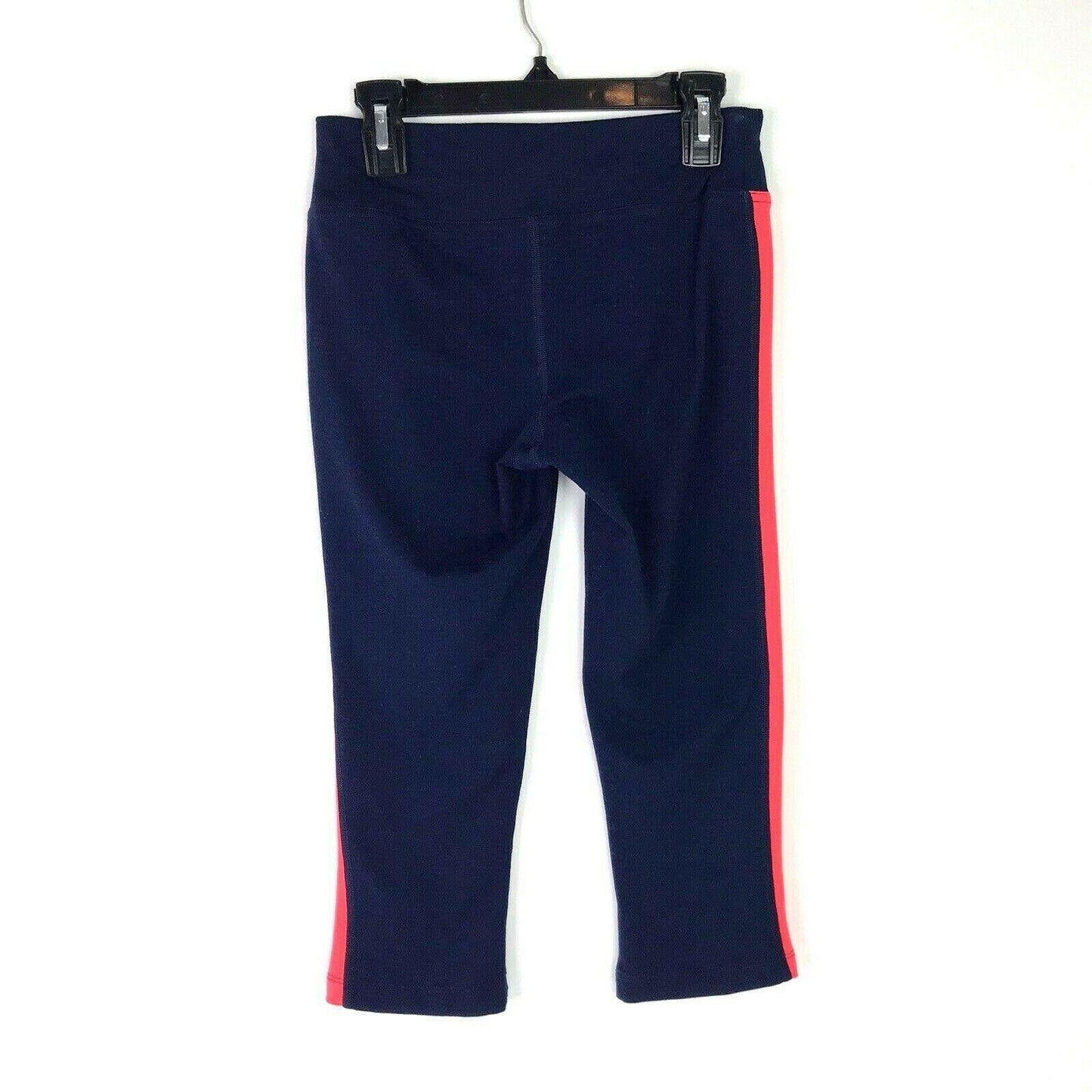 The North Face Womens XS Blue Pink Capri Crop Leggings Exercise Pants Yoga Logo