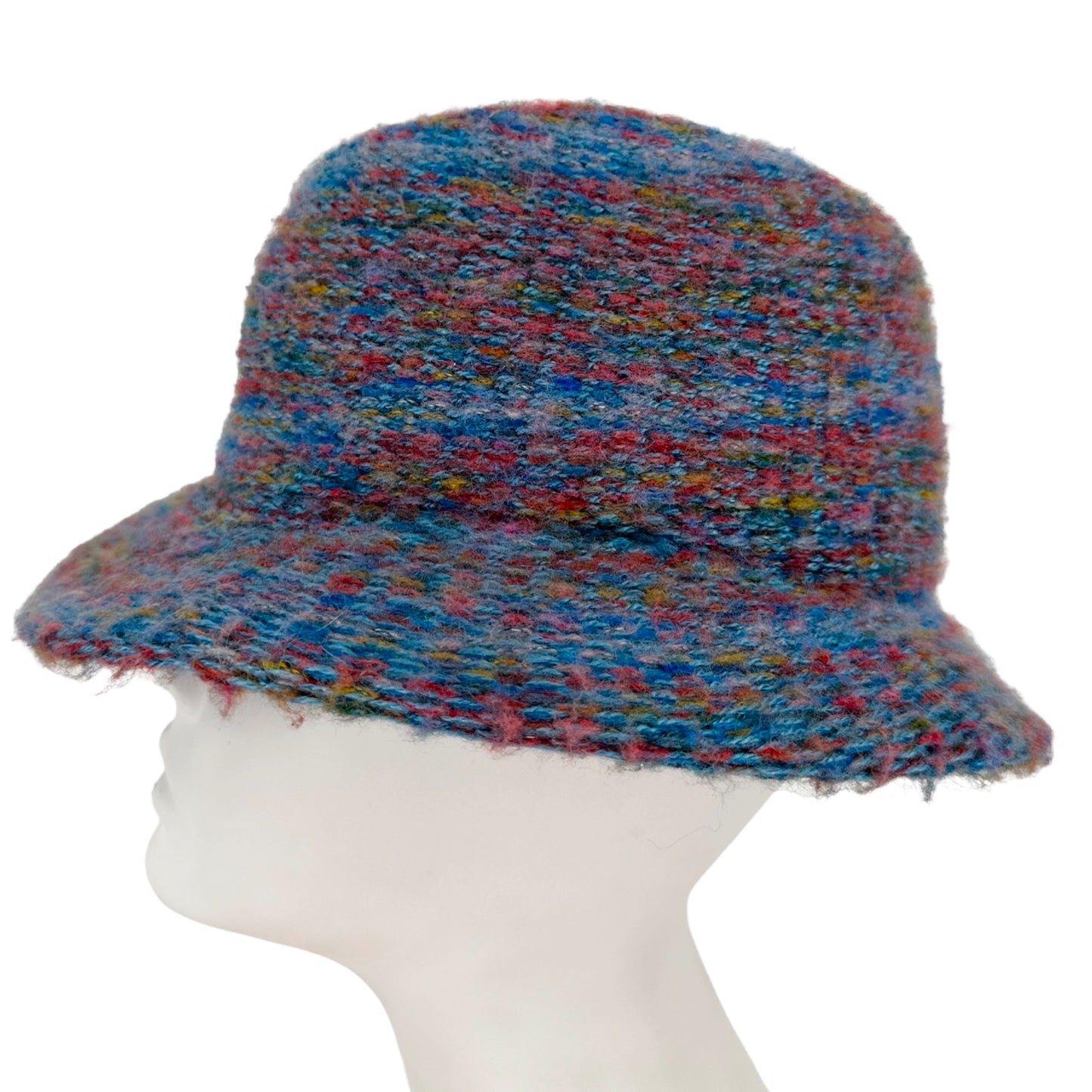 Jeffery Lawrence for Lawrence Bentley Italian Womens Knit Fedora Hat Wool Blend