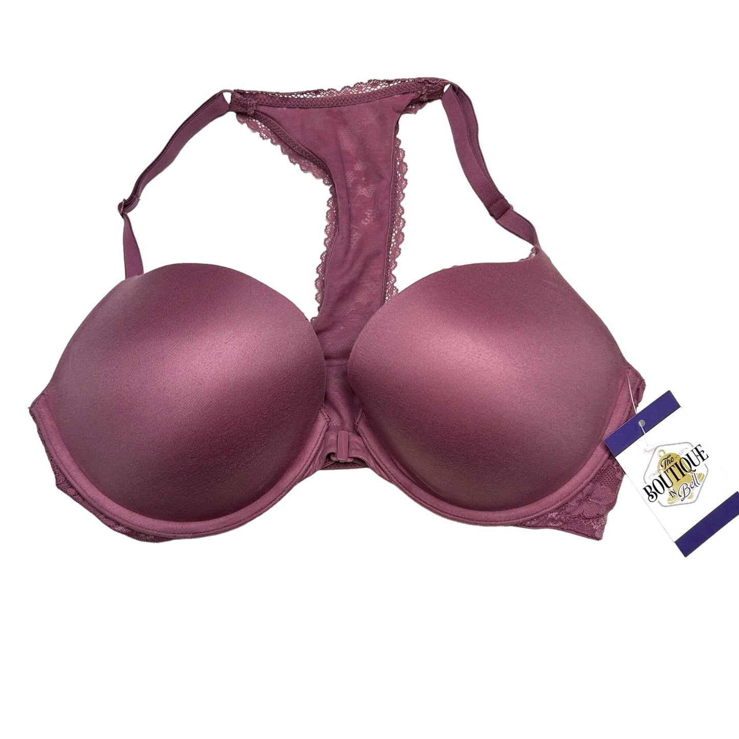 Victoria's Secret 36D Body by Victoria Push Up Bra Purple Lace Front Closure