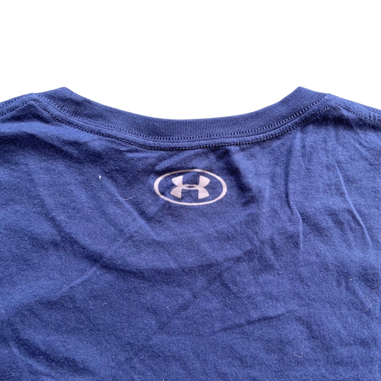 Under Armour Mens XXL Navy Blue Short Sleeve Tshirt Heatgear Crew Neck Athletic