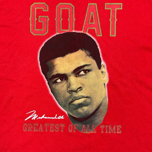 Muhammad Ali TShirt 3XL GOAT I Am the Greatest Red Boxing Sports Urban Casual