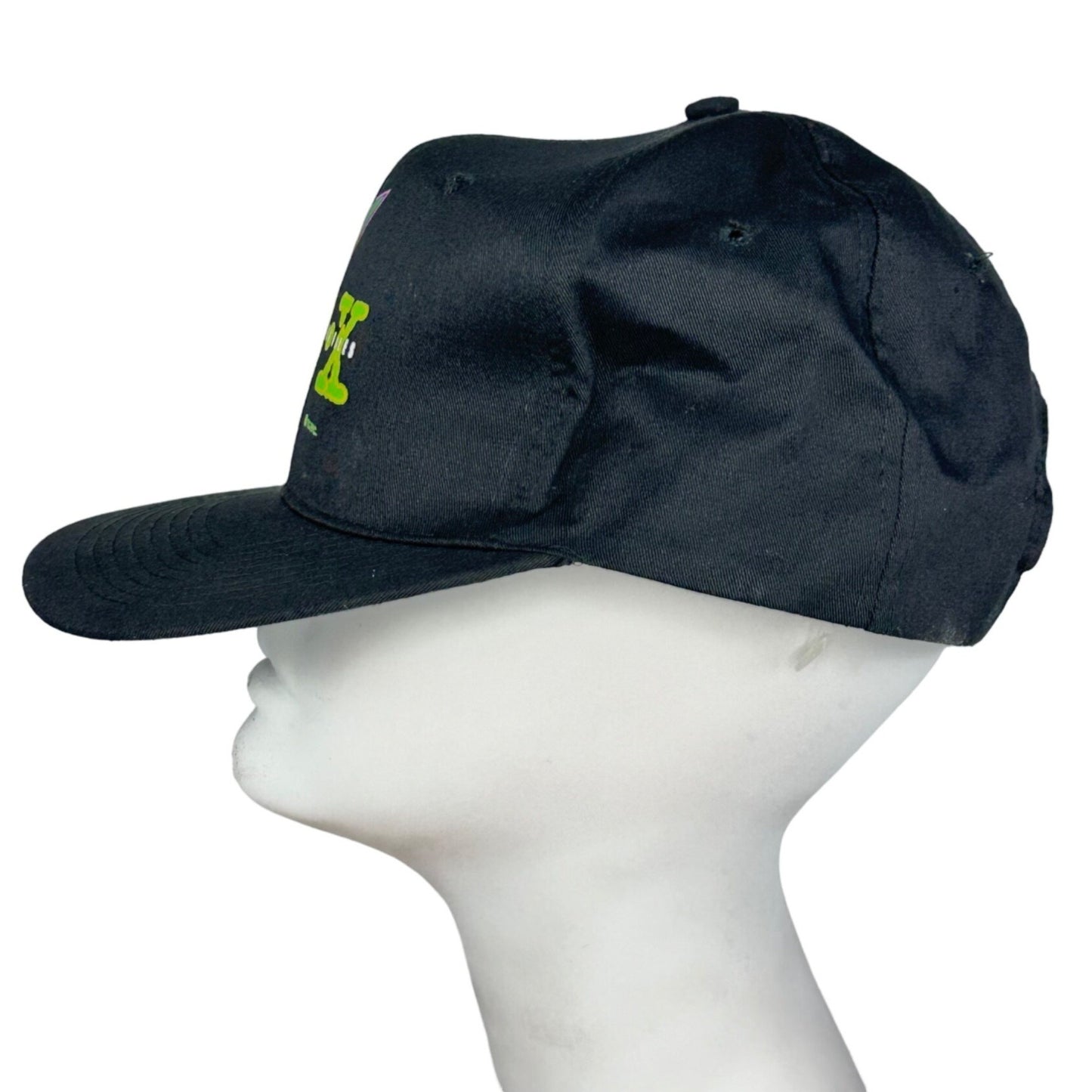 Vintage The X-Files Black Snapback Adjustable Hat 90s Movie TV Show TCFFC