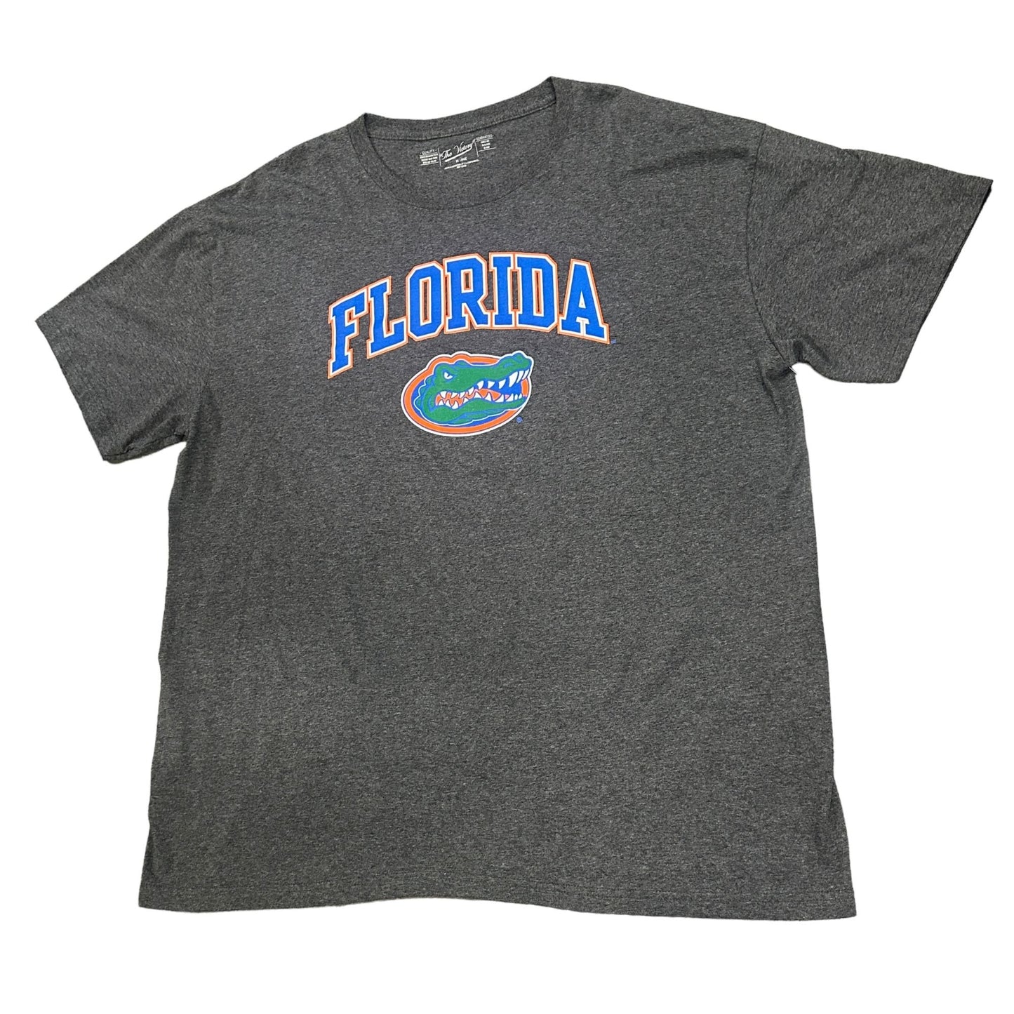 The Victory Mens XXL Gray Tshirt UF Florida Gators Logo Collegiate NCAA Football