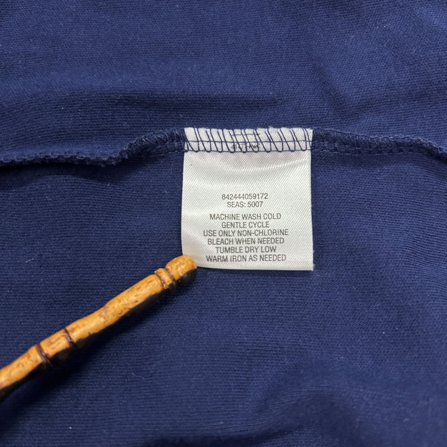 Vintage Red Cardinal Holiday TShirt Blue S/S Embroidered Basic Editions 2XL