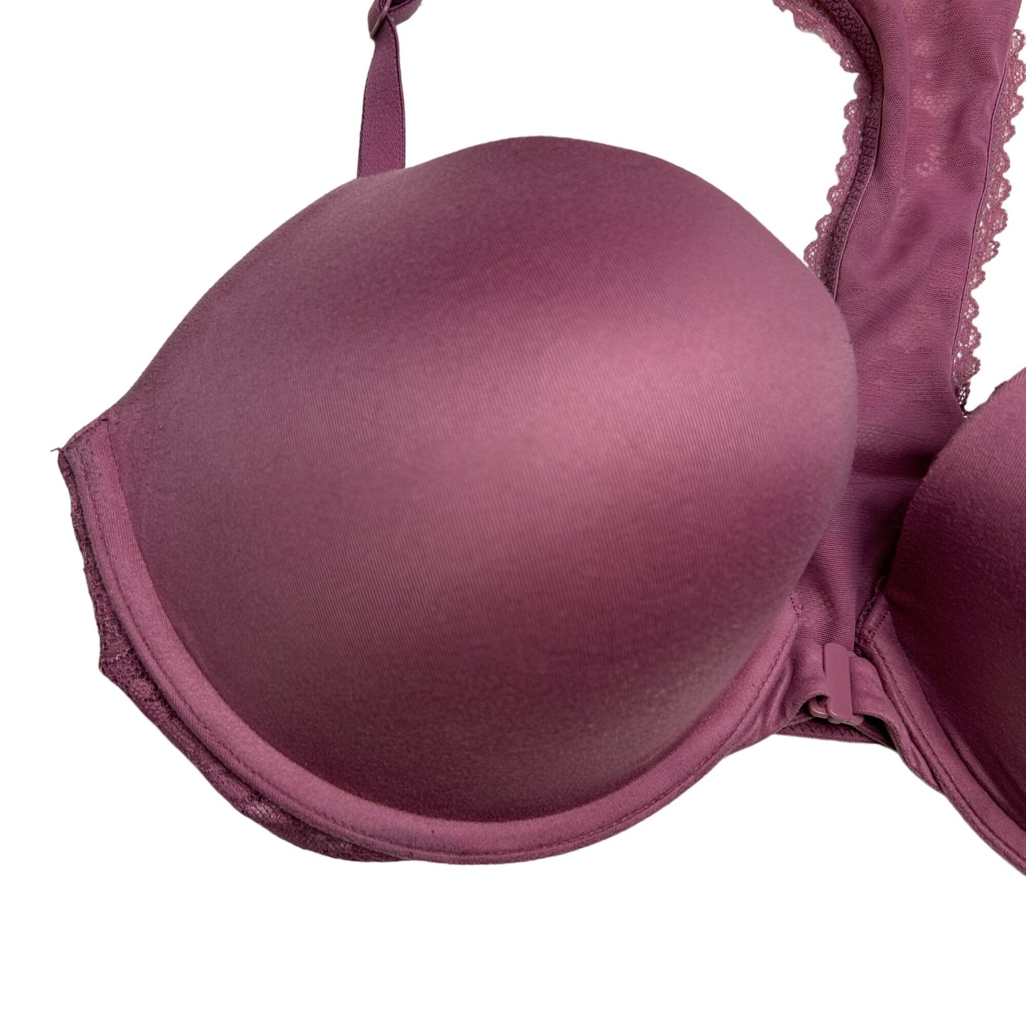 Victoria's Secret 36D Body by Victoria Push Up Bra Purple Lace Front Closure