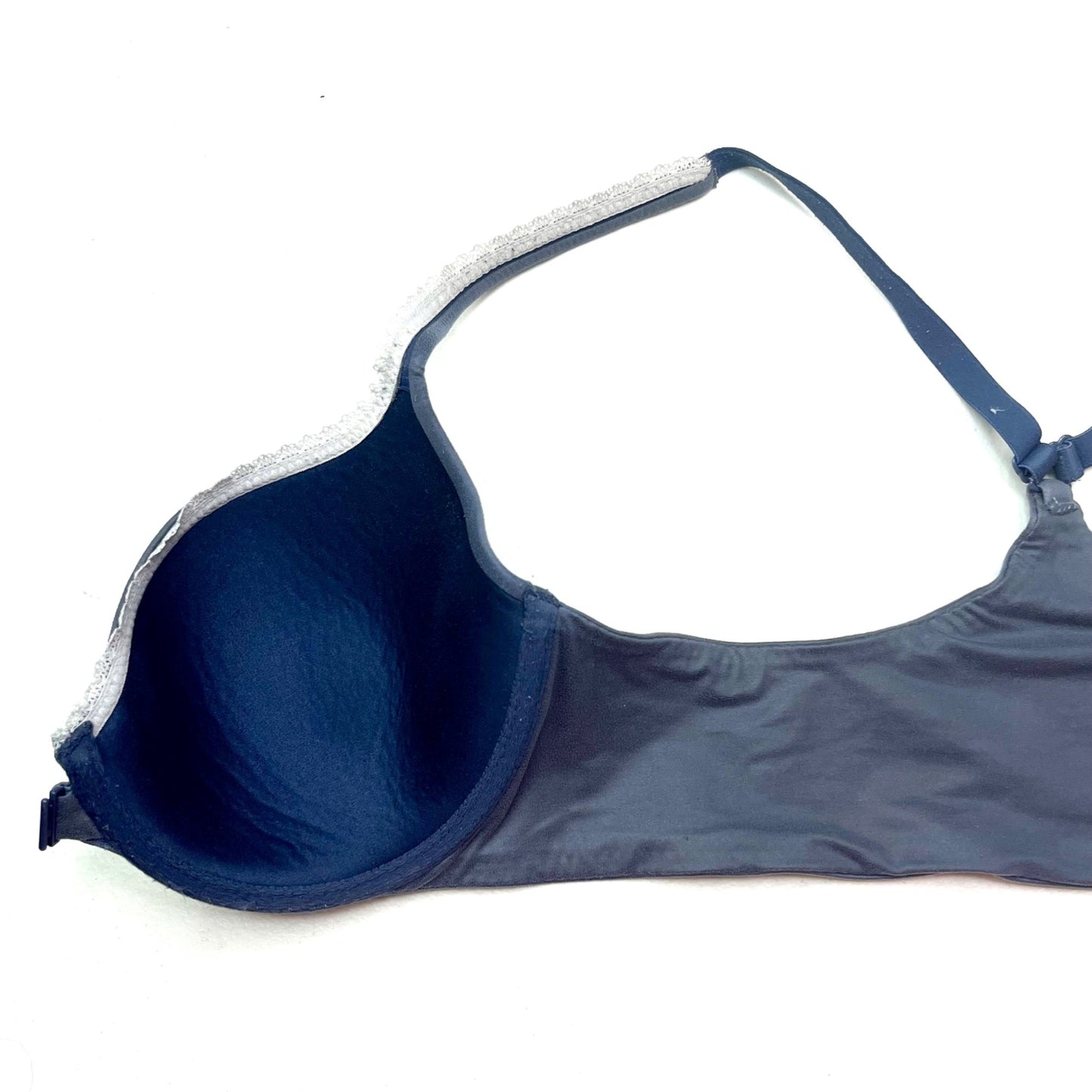 Victoria's Secret 34D Blue Body By Victoria Racerback Demi Bra Front Closure